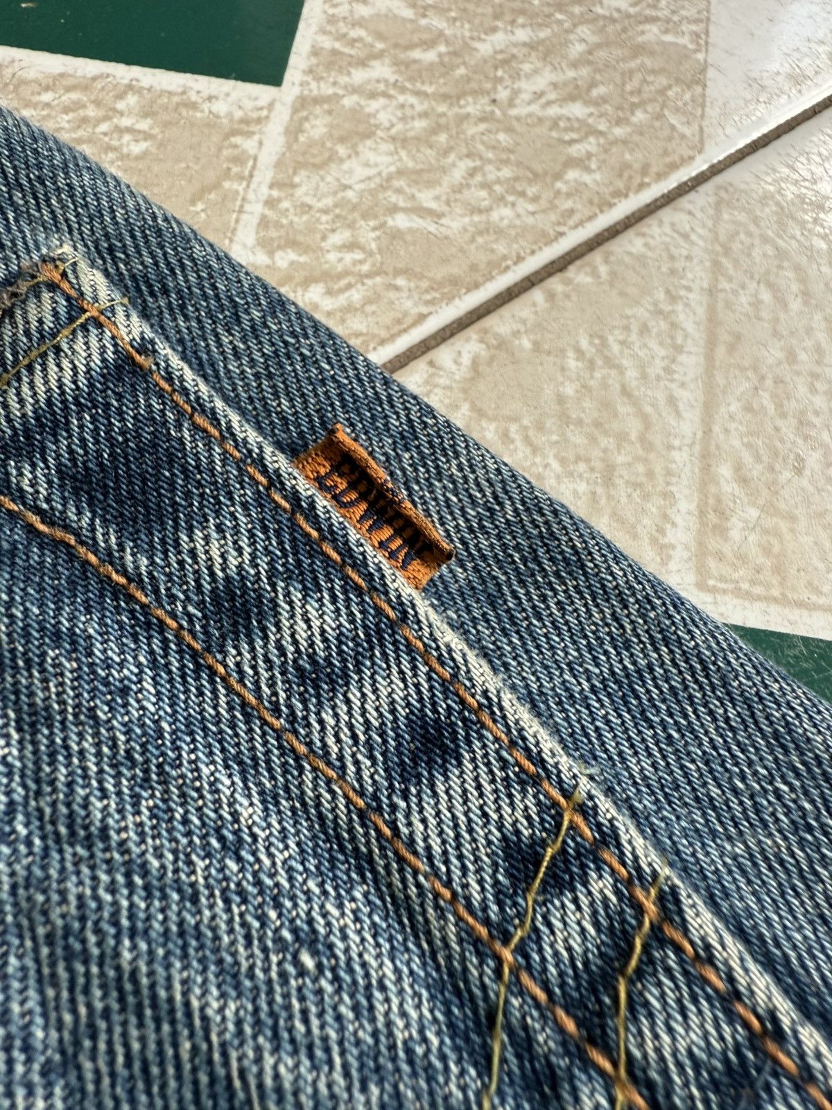 Edwin 90’s EDWIN 505 RARE POCKET LOGO JAPANESE RETRO VINTAGE PANTS Size US 32 / EU 48 - 8 Thumbnail