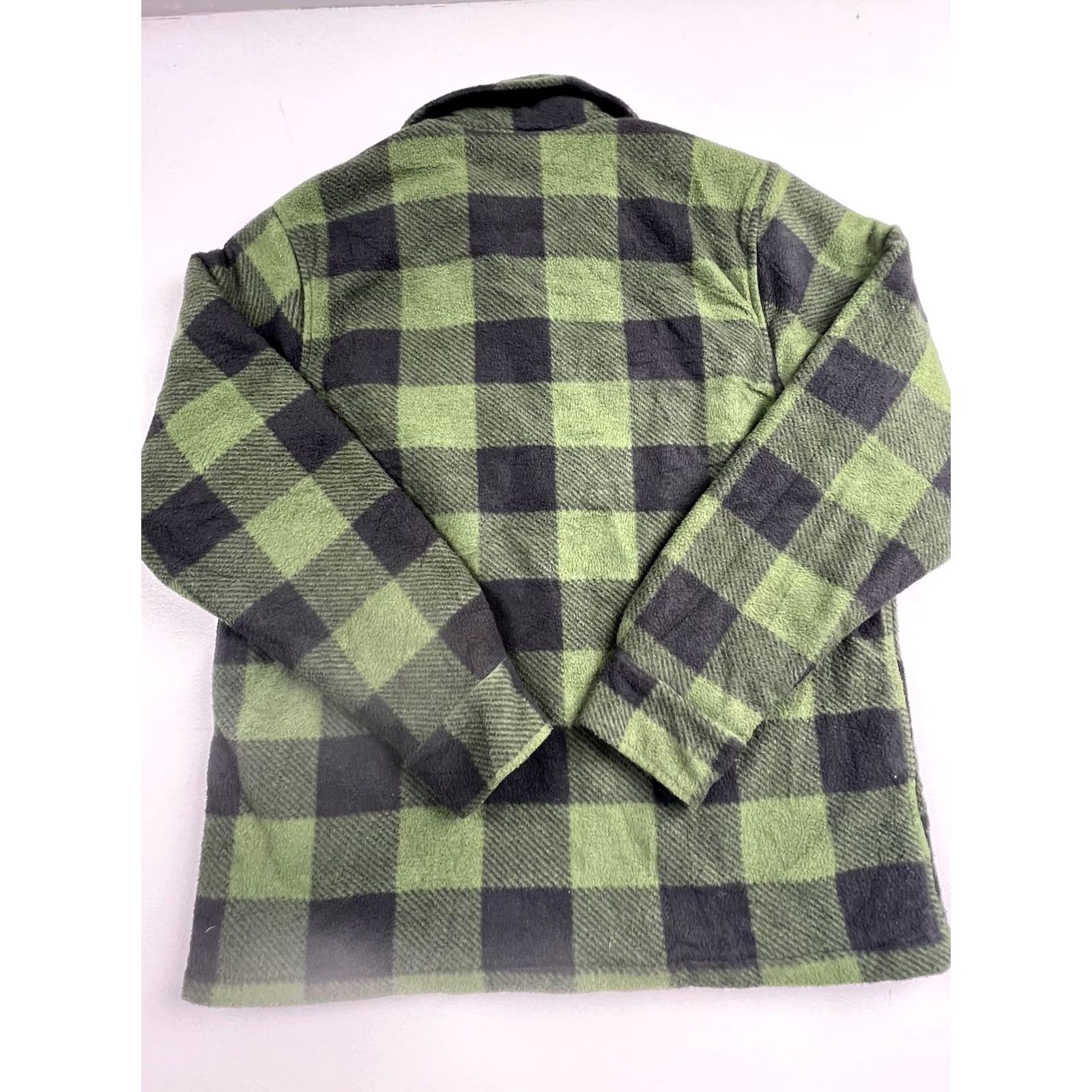Dickies Dickies Jacket Mens Small Green Plaid Fleece Quilted Snap Shirt Lined Workwear Size US S / EU 44-46 / 1 - 2 Thumbnail