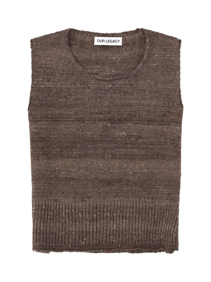 Our Legacy OUR LEGACY TOP "PLEASER" - BROWN (IT 48) Size ONE SIZE - 1 Thumbnail