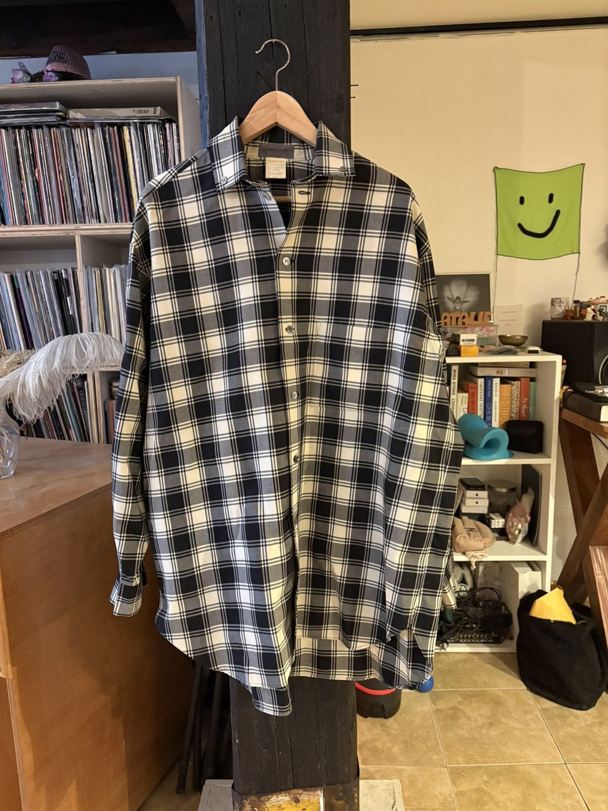 Yohji Yamamoto Pour Homme Plaid Shirt