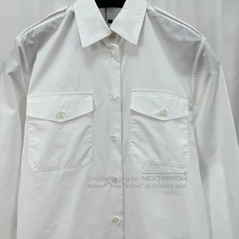 Prada Prada Women's White Long Sleeve Shirt. Size S / US 4 / IT 40 - 3 Thumbnail