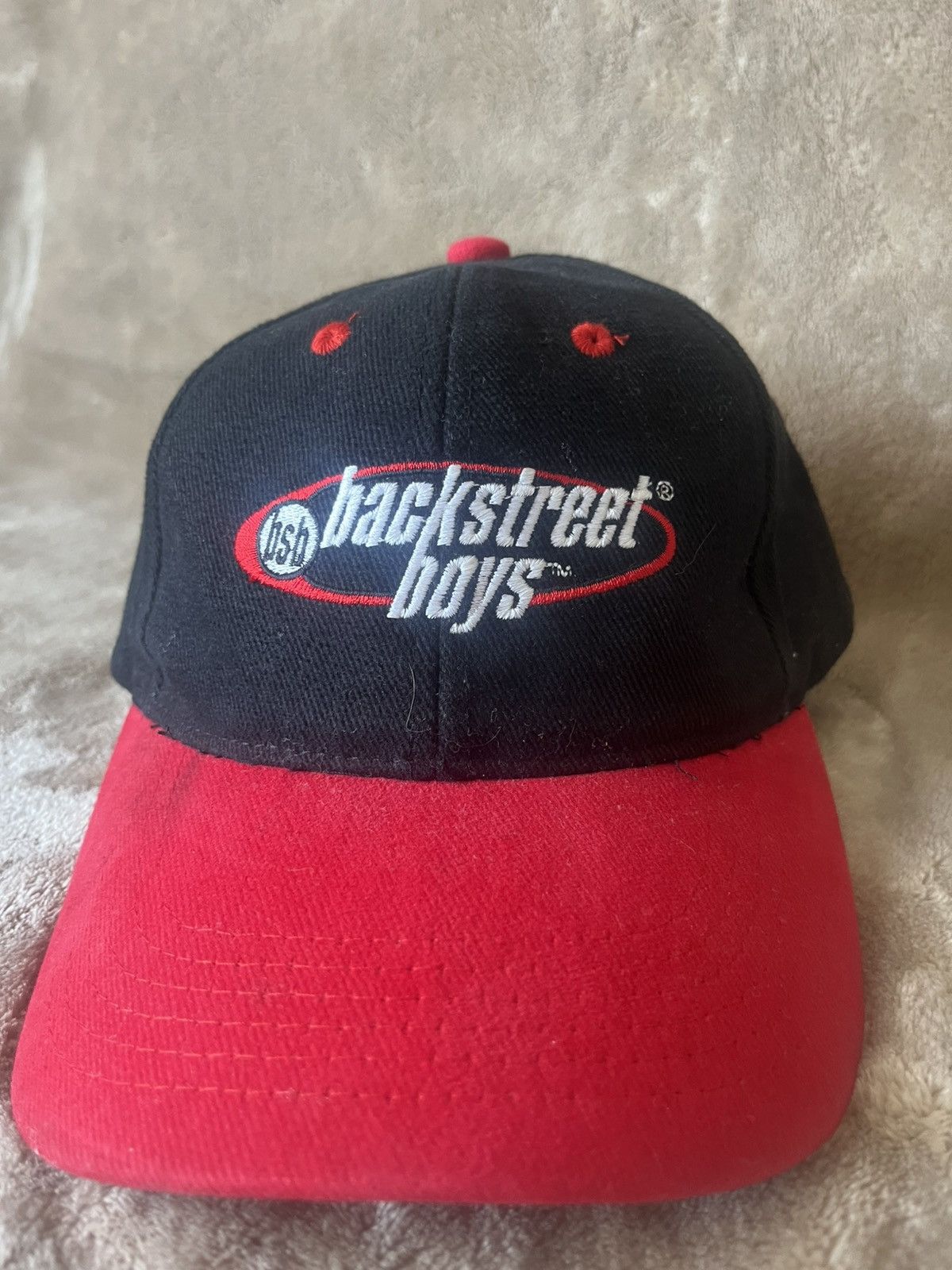 Giant Vintage 2000’s Back Street Boys band Canvas Embroidered hat Size ONE SIZE - 2 Thumbnail