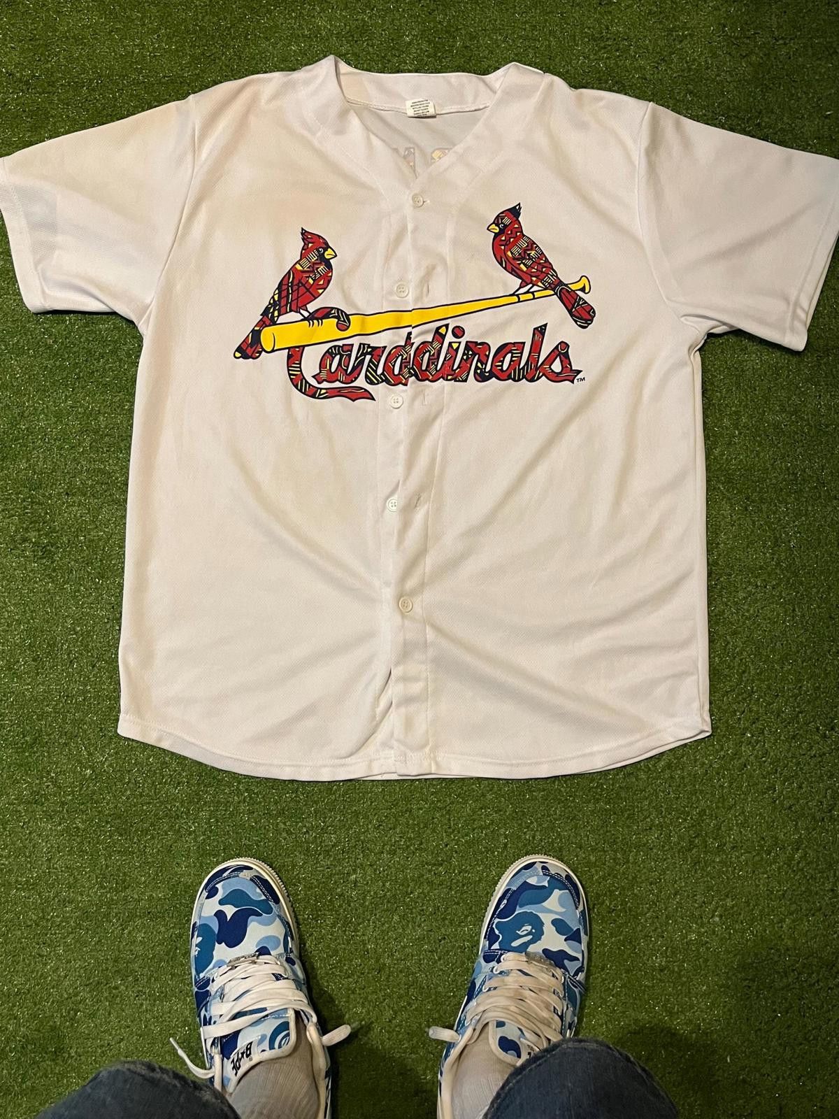 Unknown London St. Louis Cardinals Baseball Jersey #16 Wong Size ONE SIZE - 1 Thumbnail