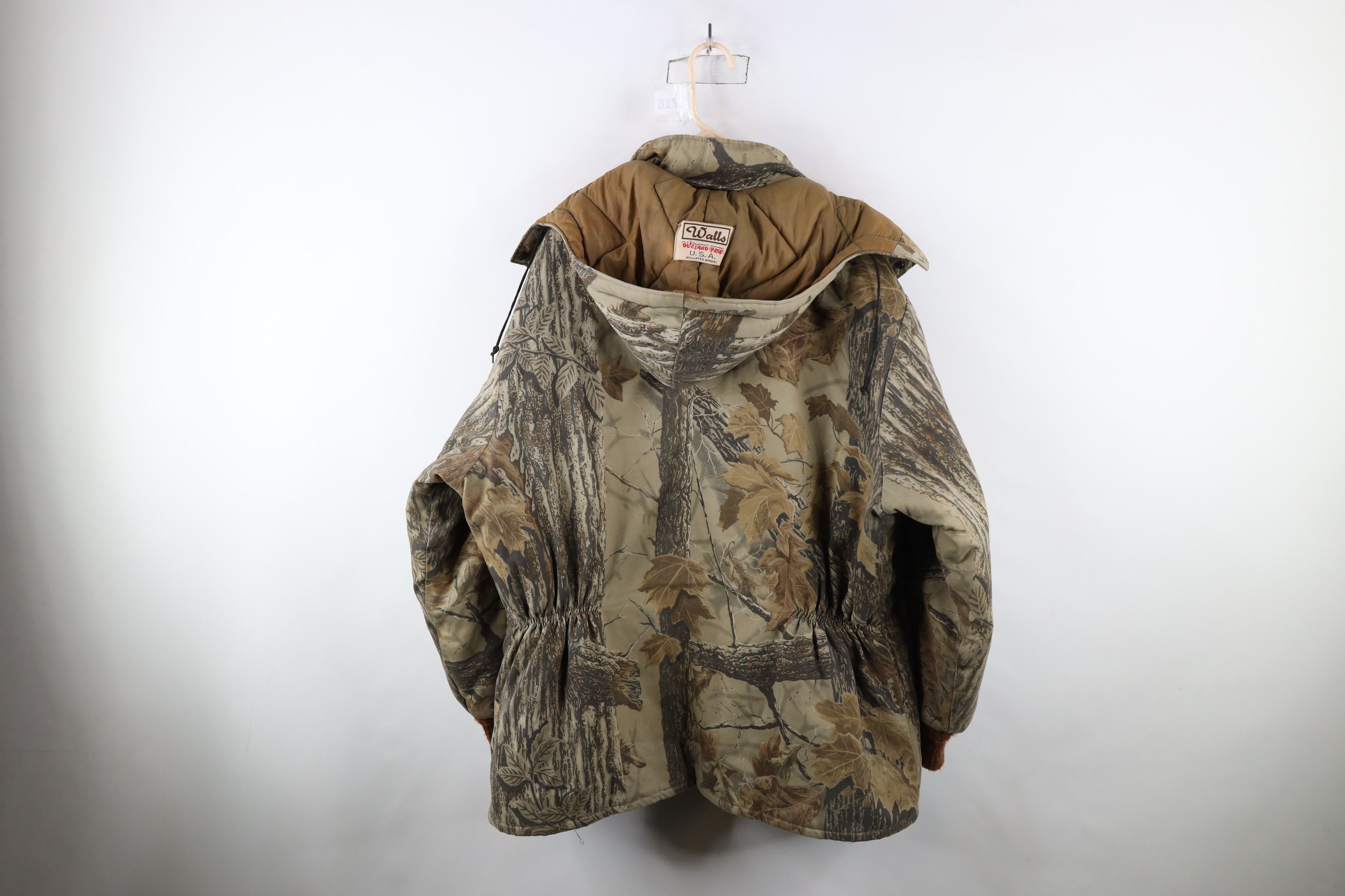Vintage × Walls Vintage 90s Walls Blizzard Pruf Camouflage Hooded Jacket USA Size US XXL / EU 58 / 5 - 13 Thumbnail