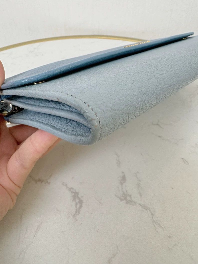 Prada Miumiu TriFold Wallet with Chain-2506 Size ONE SIZE - 6 Thumbnail