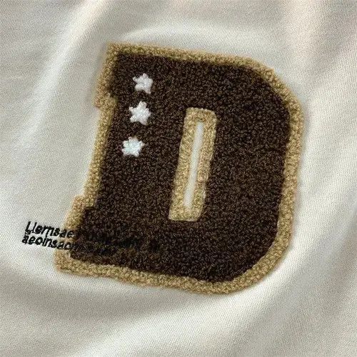 Japanese Brand 2022 New Letter Flocking Towel Embroidered Zipper Hoodies Size US M / EU 48-50 / 2 - 4 Thumbnail
