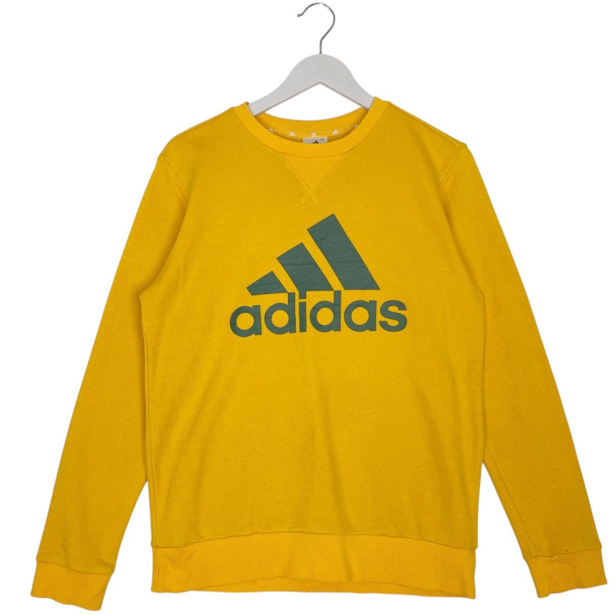 Other Vintage Adidas Crewneck Sweatshirt Yellow Pullover Size S Size US S / EU 44-46 / 1 - 1 Thumbnail