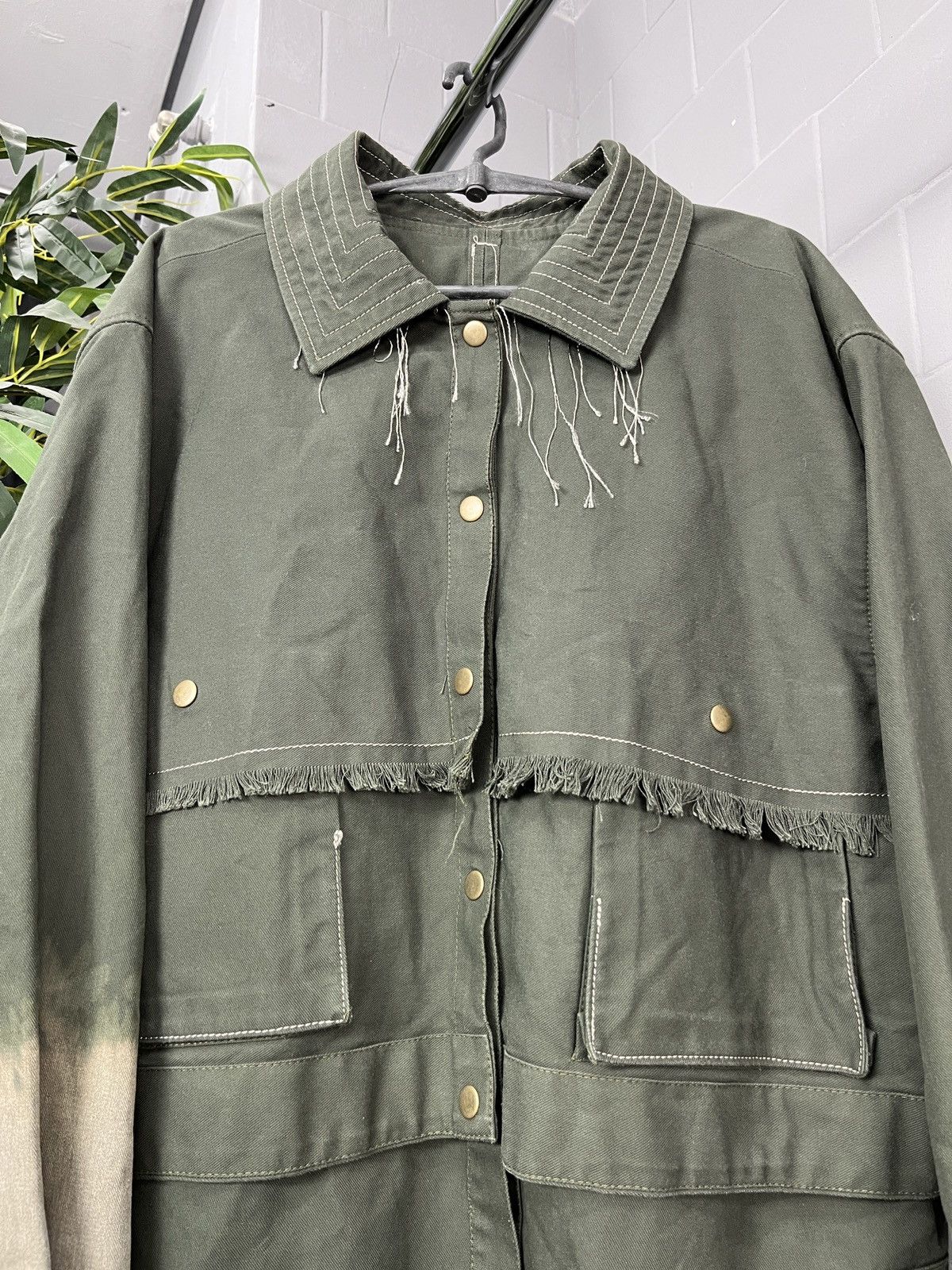 Other REWORKED HEAVY DENIM BONDAGE JACKET WITH 3D POCKETS - 2282 Size US XL / EU 56 / 4 - 3 Thumbnail