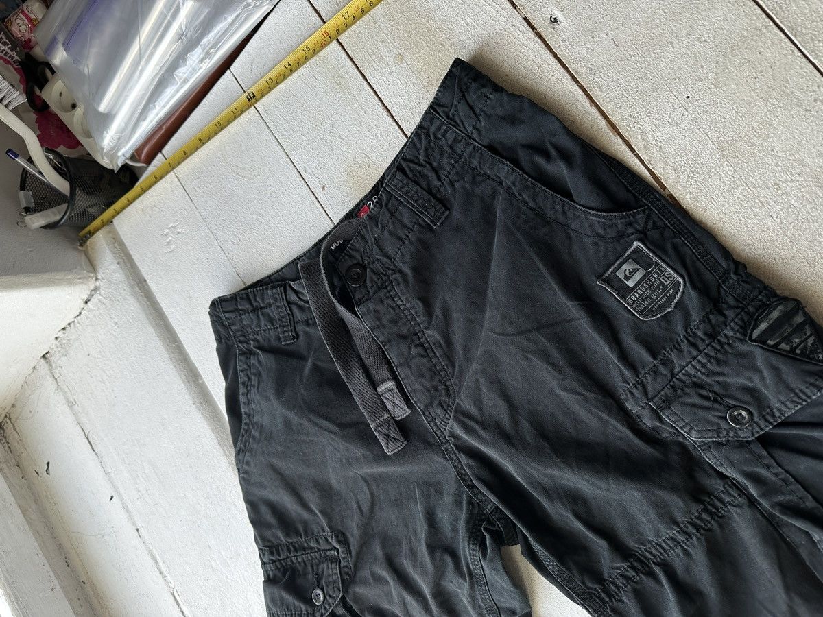Quiksilver 🚨VNTG Quiksilver CARGO Shorts Big Logo Y2K Style 90s Surfing Size US 28 / EU 44 - 2 Thumbnail