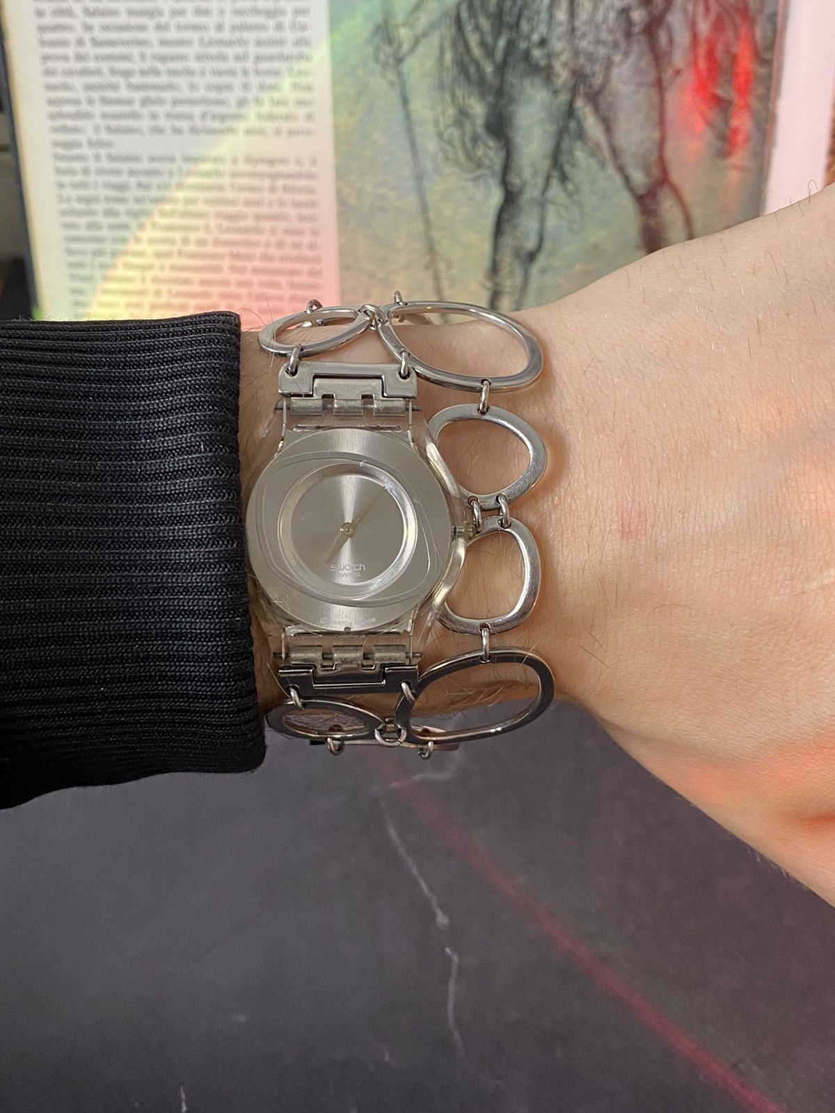 Japanese Brand × Swatch × Vintage 2006 Swatch Swiss: Futuristic Watch ✨ Size ONE SIZE - 8 Thumbnail