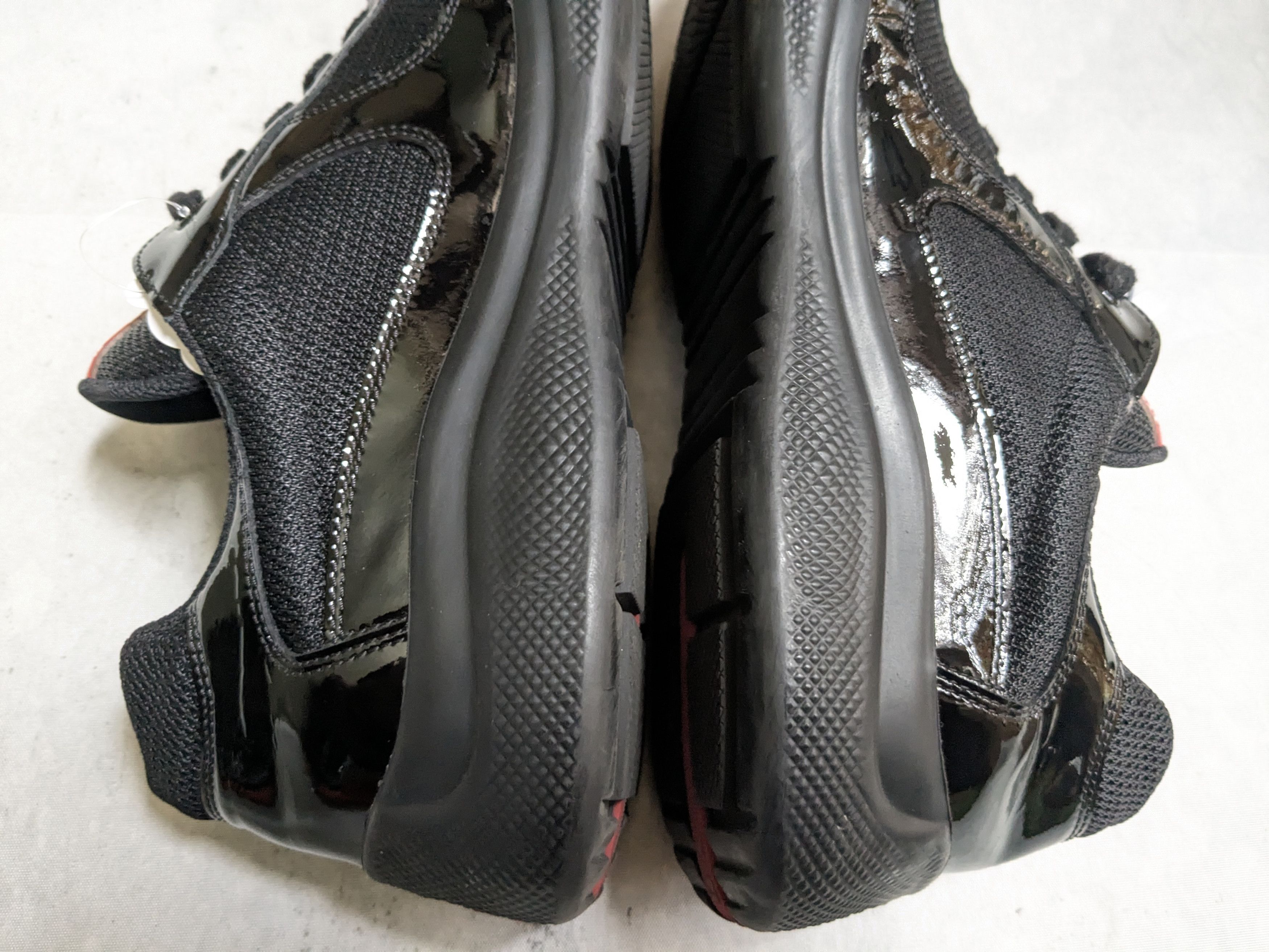 Prada Prada America's Cup Sneakers Black Patent Leather 11 Low Top Size US 11 / EU 44 - 9 Thumbnail
