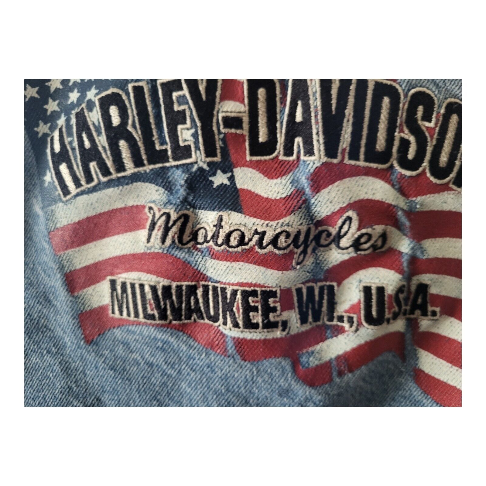 Harley Davidson Vintage Harley Davidson Denim Trucker Motorcycle Jack Size M Size US M / EU 48-50 / 2 - 4 Thumbnail