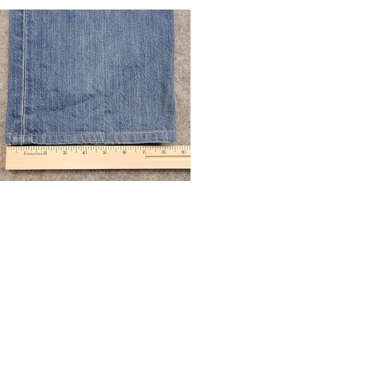 Polo Ralph Lauren Polo Ralph Lauren Jeans Mens 38x30 Hampton Straight Blue Denim, 5-Pocket, Logo Embroidered, Regular Fit, Solid Pattern, Zip Fly, Cotton - Mens Jeans Size US M / EU 48-50 / 2 - 11 Thumbnail