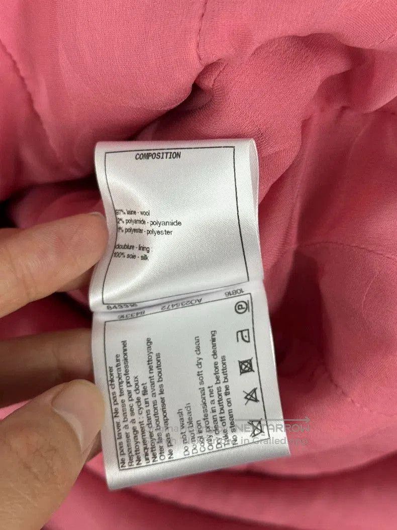 Chanel Chanel Pink Tweed Four-Pocket Coat. Size US M / EU 48-50 / 2 - 6 Thumbnail