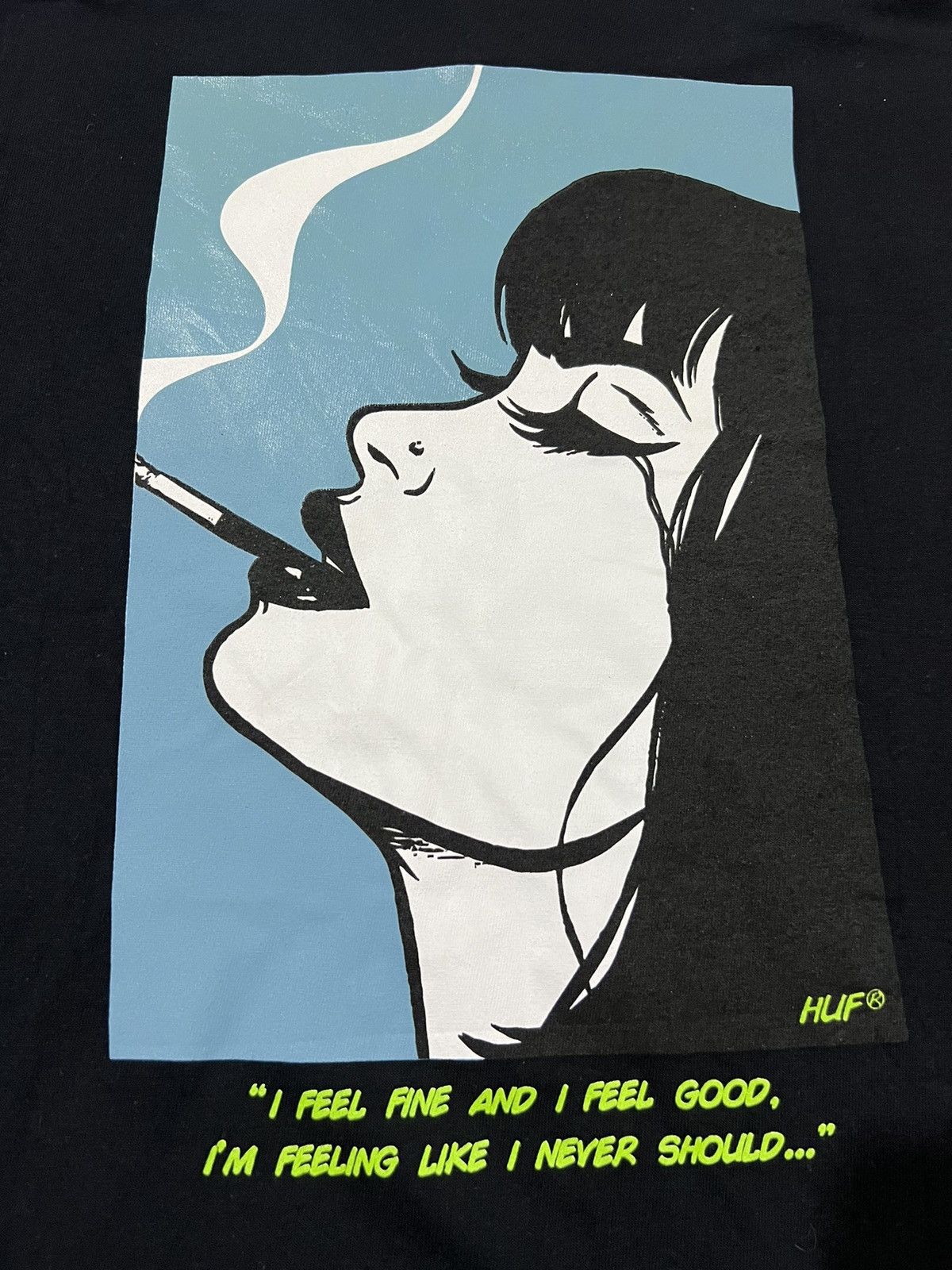 Huf RARE HUF 🇺🇸 "I Feel Good" Short Sleeve Shirt Size US M / EU 48-50 / 2 - 4 Thumbnail