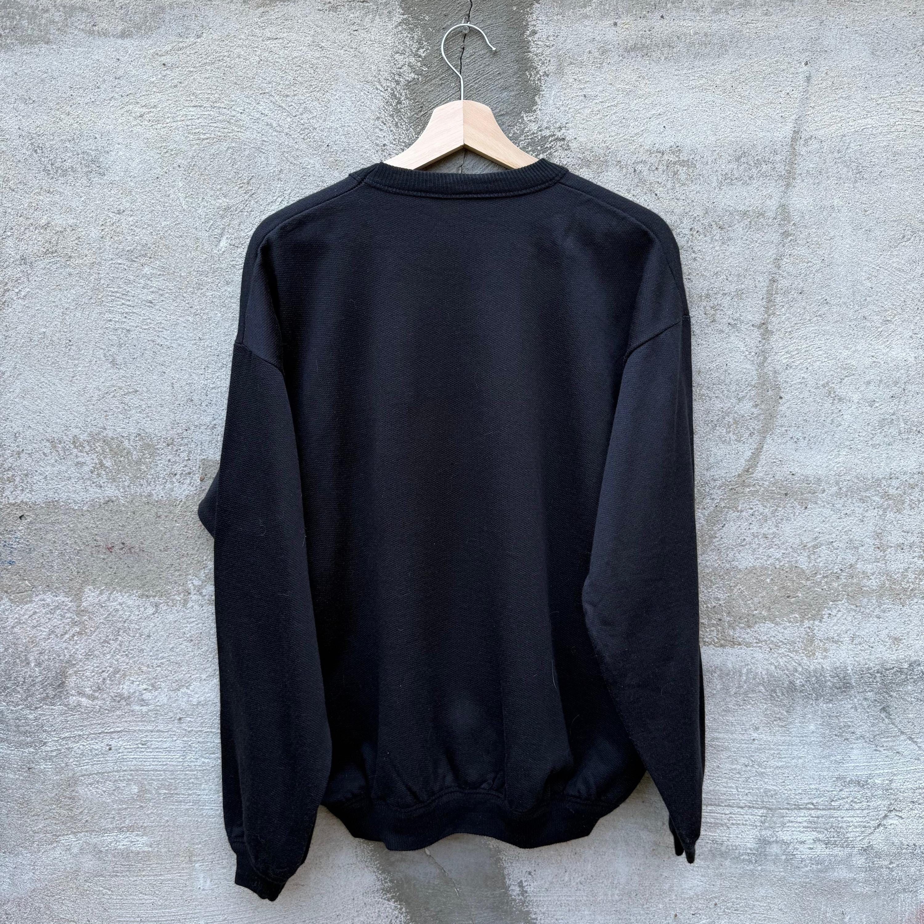 Vintage 90's Keith Haring Artwork Black Sweatshirt Crewneck Size US L / EU 52-54 / 3 - 2 Thumbnail