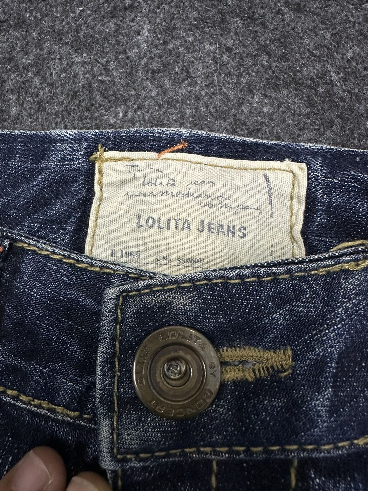 Hysteric Glamour Lolita Concert Club Flare Distressed Denim 29x29 F47 Size US 29 - 11 Thumbnail