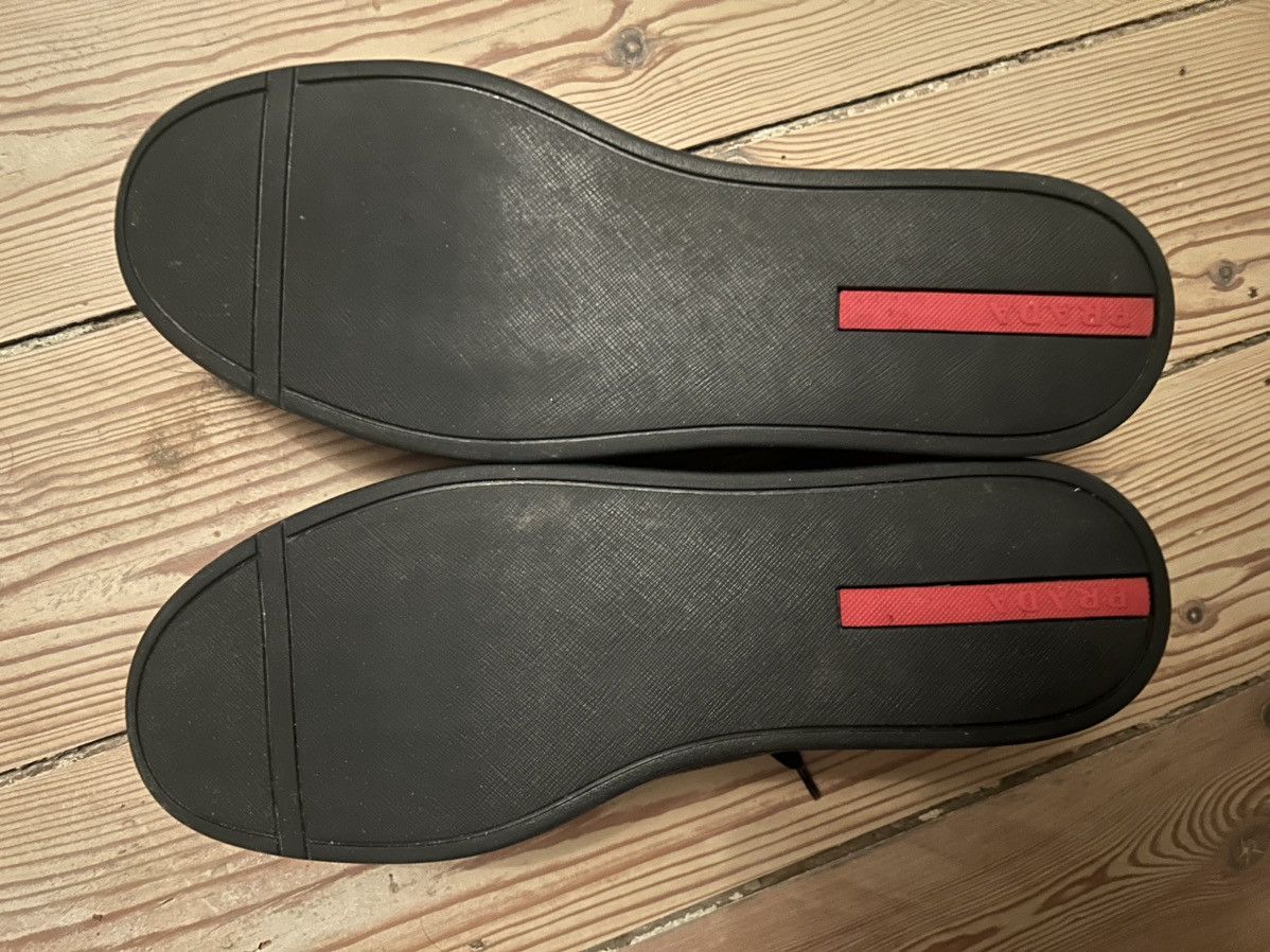 Prada Prada Leather Low-Top Navy Shoes EU45/US11.5/UK10.5 Size US 11.5 / EU 44-45 - 2 Thumbnail