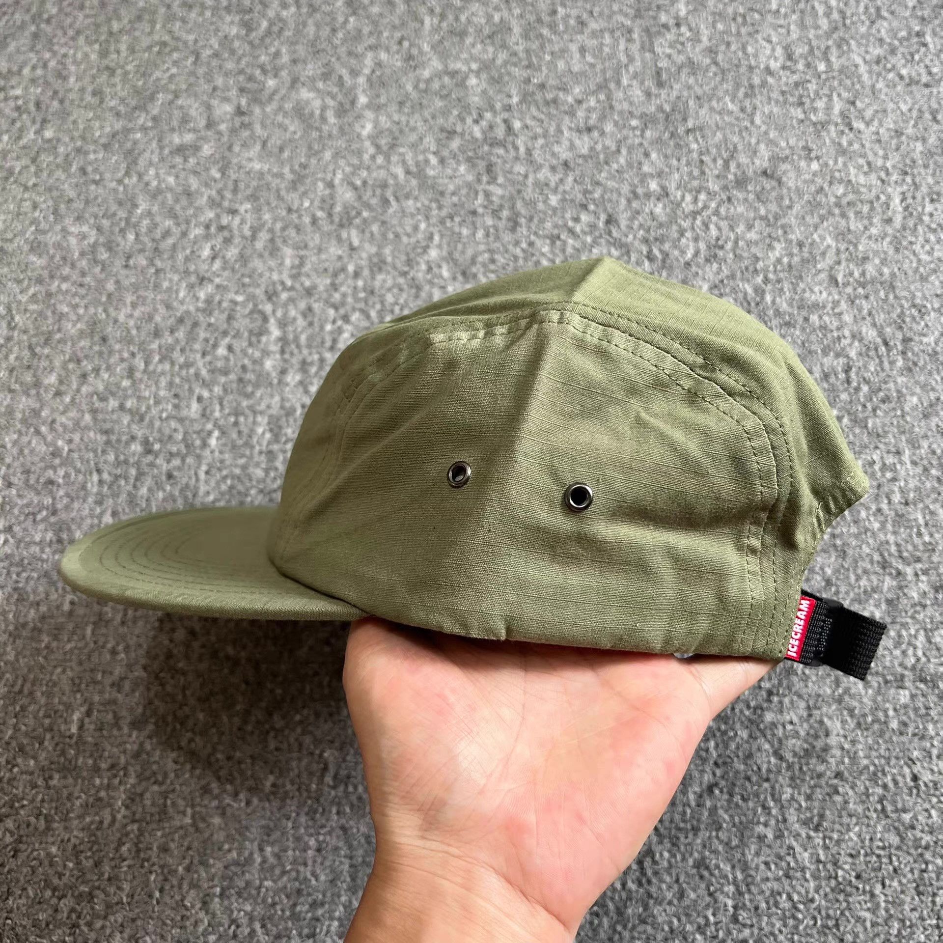 Billionaire Boys Club BBC ICECREAM Embroidered Flat Brim 5-Panel Cap Q7 Size ONE SIZE - 6 Thumbnail
