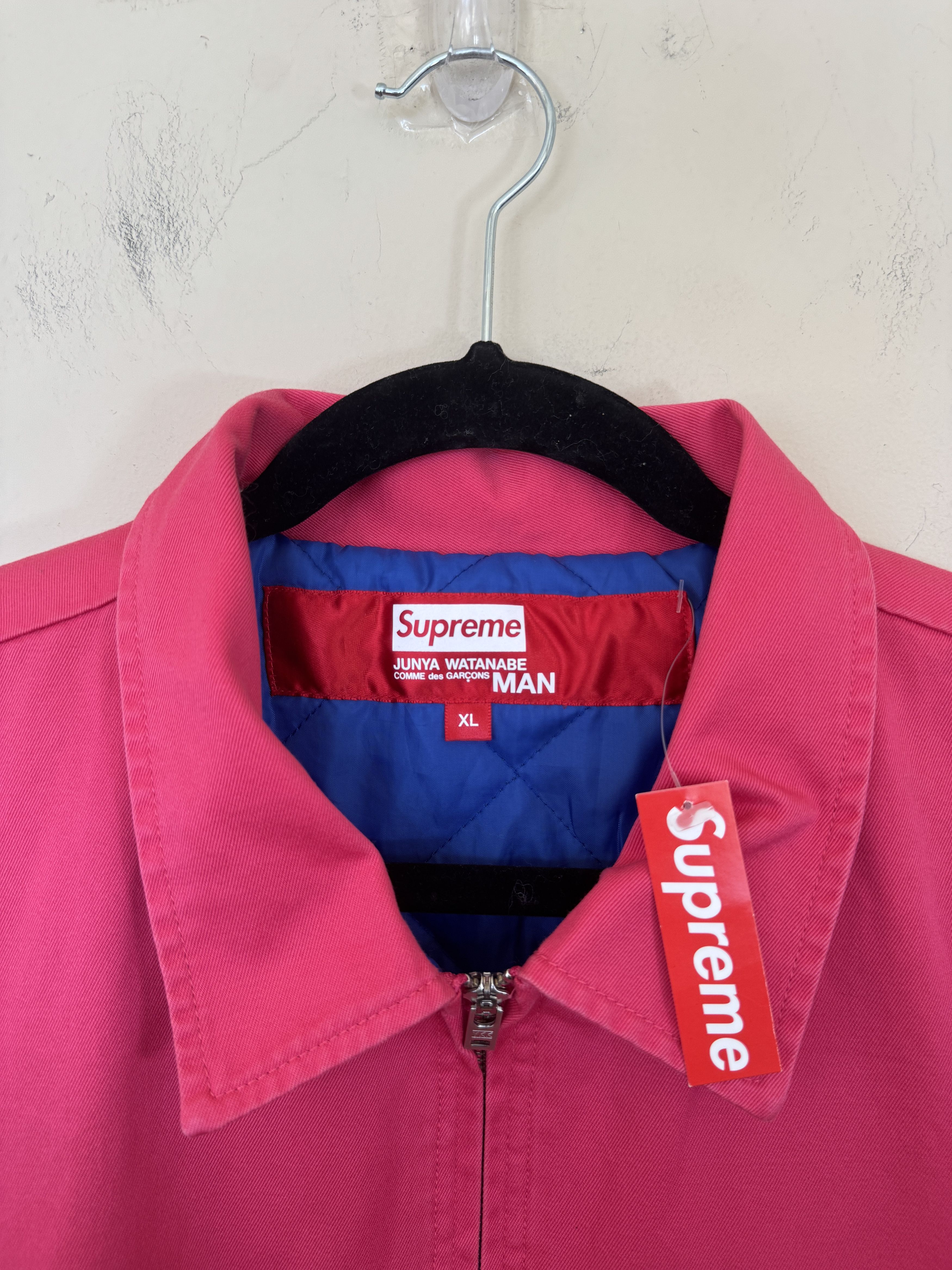 Supreme Supreme x COMME des GARCONS Zip Up Jacket Size US XL / EU 56 / 4 - 5 Thumbnail