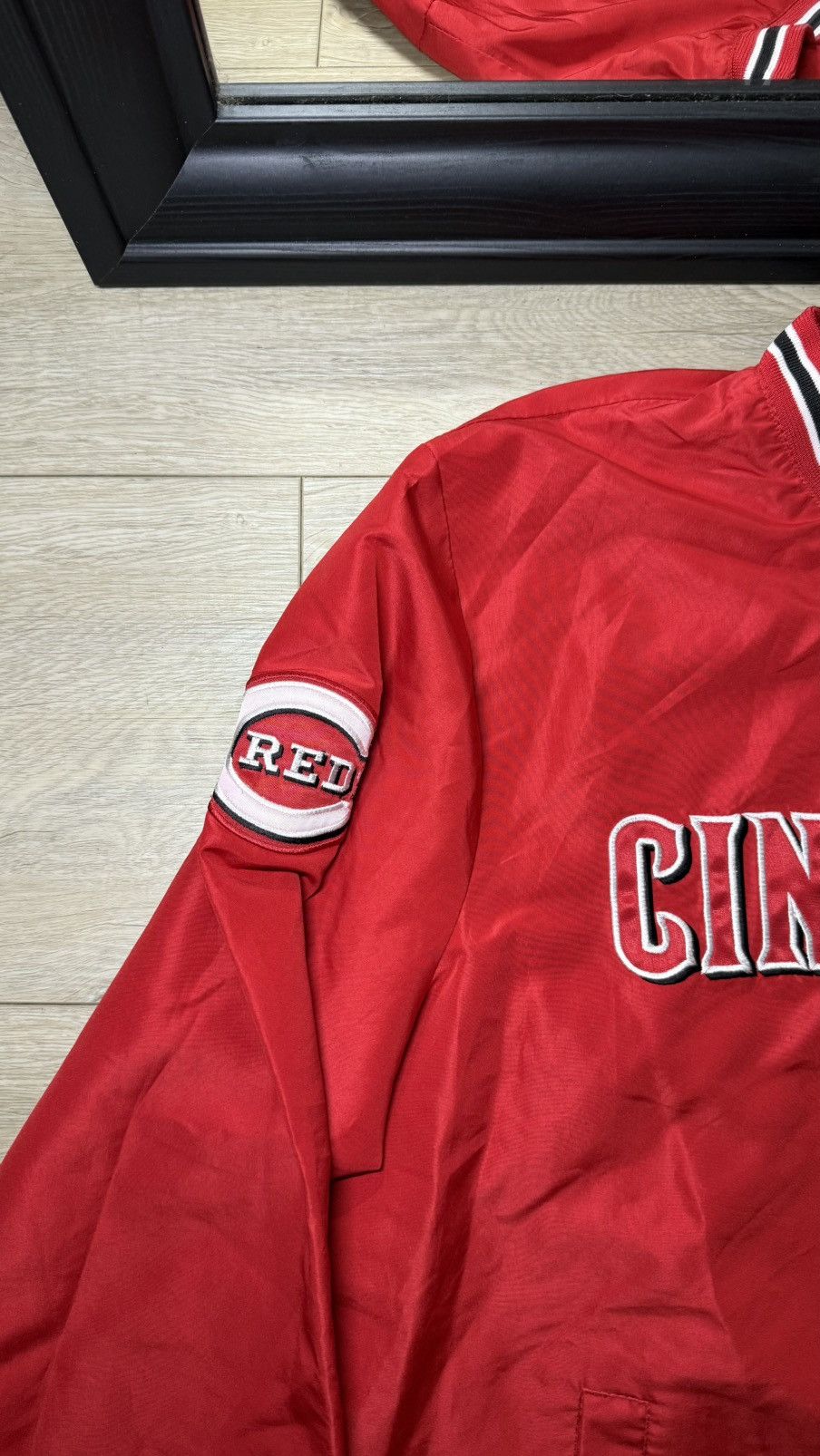 Starter Vintage 1990s Cincinnati Reds MLB Sideline Crewneck Size US L / EU 52-54 / 3 - 7 Thumbnail