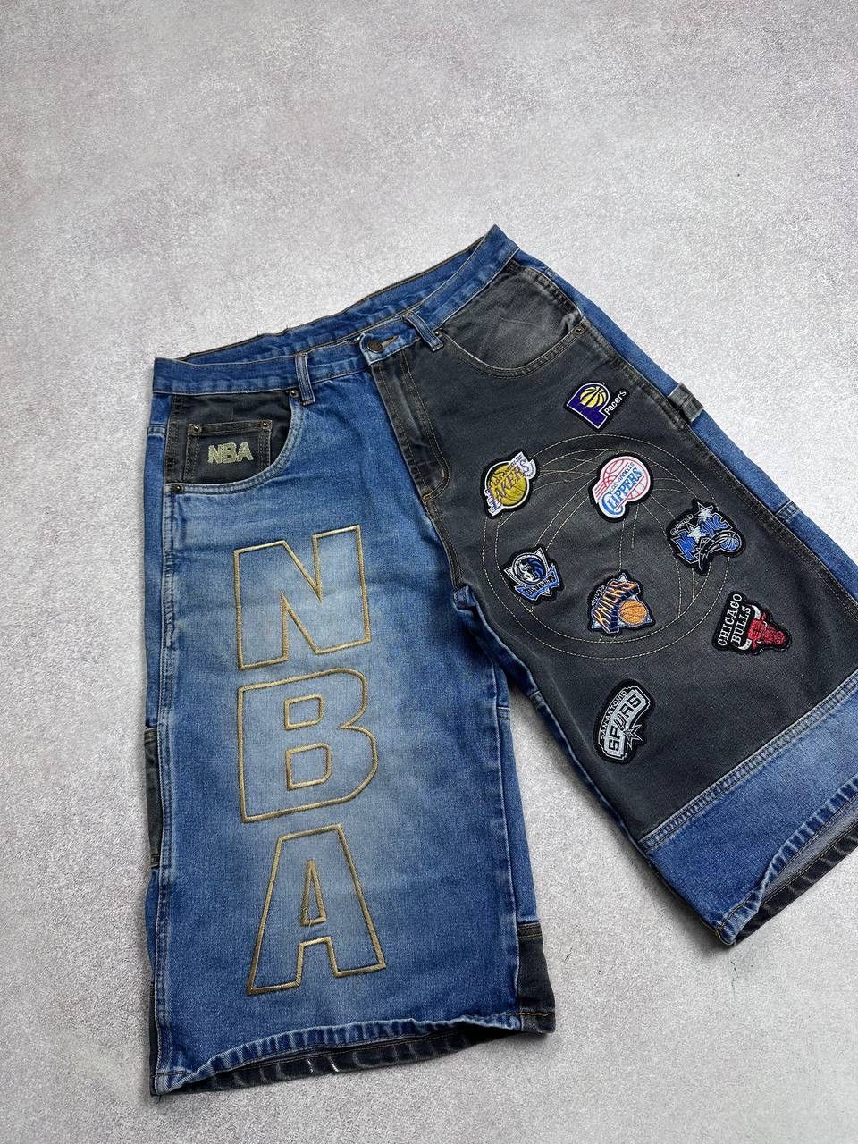 NBA Vintage 90s NBA All Stars Baggy Shorts Jorts Y2K 34 Size US 34 / EU 50 - 5 Thumbnail