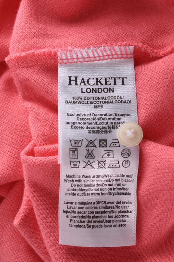 Hackett Hackett London Classic Fit Polo Shirt Pink Size S Size US S / EU 44-46 / 1 - 5 Thumbnail