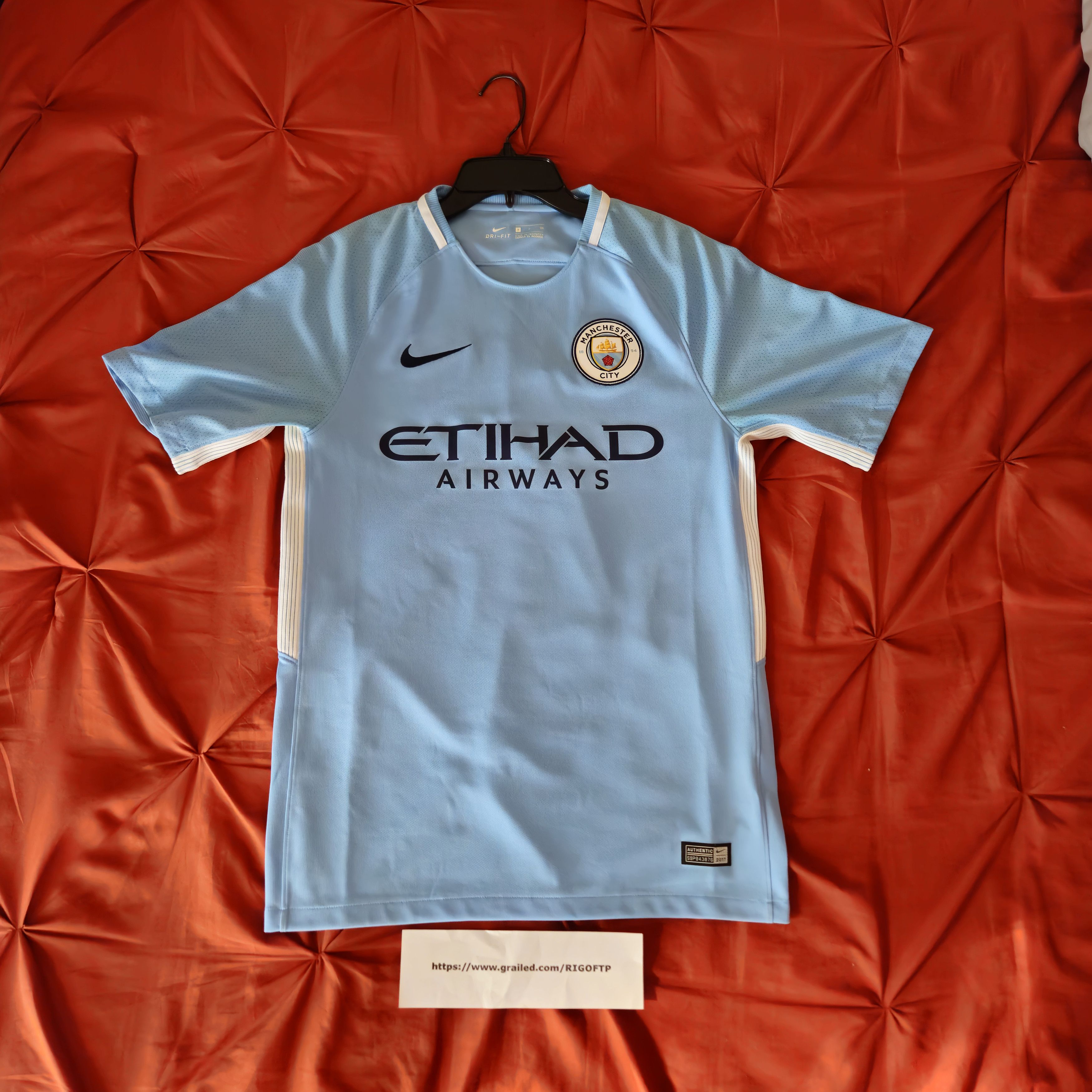 Nike Manchester City 2017 Authentic Size US S / EU 44-46 / 1 - 1 Thumbnail