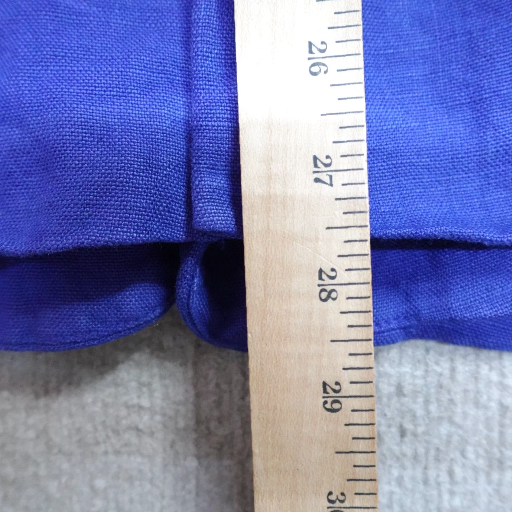 Zara Zara Blazer Womens Double-Breasted 100% Linen Blue Regular L Peak Lapel Solid Jacket Coat Shirt Tuxedo Knit? Size L / US 10 / IT 46 - 5 Thumbnail