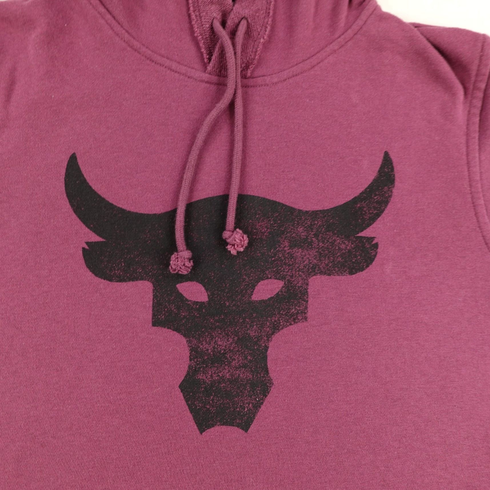 Under Armour Under Armour Hoodie Mens Small Red Project Rock Short Sleeve Bull Gym Size US S / EU 44-46 / 1 - 2 Thumbnail