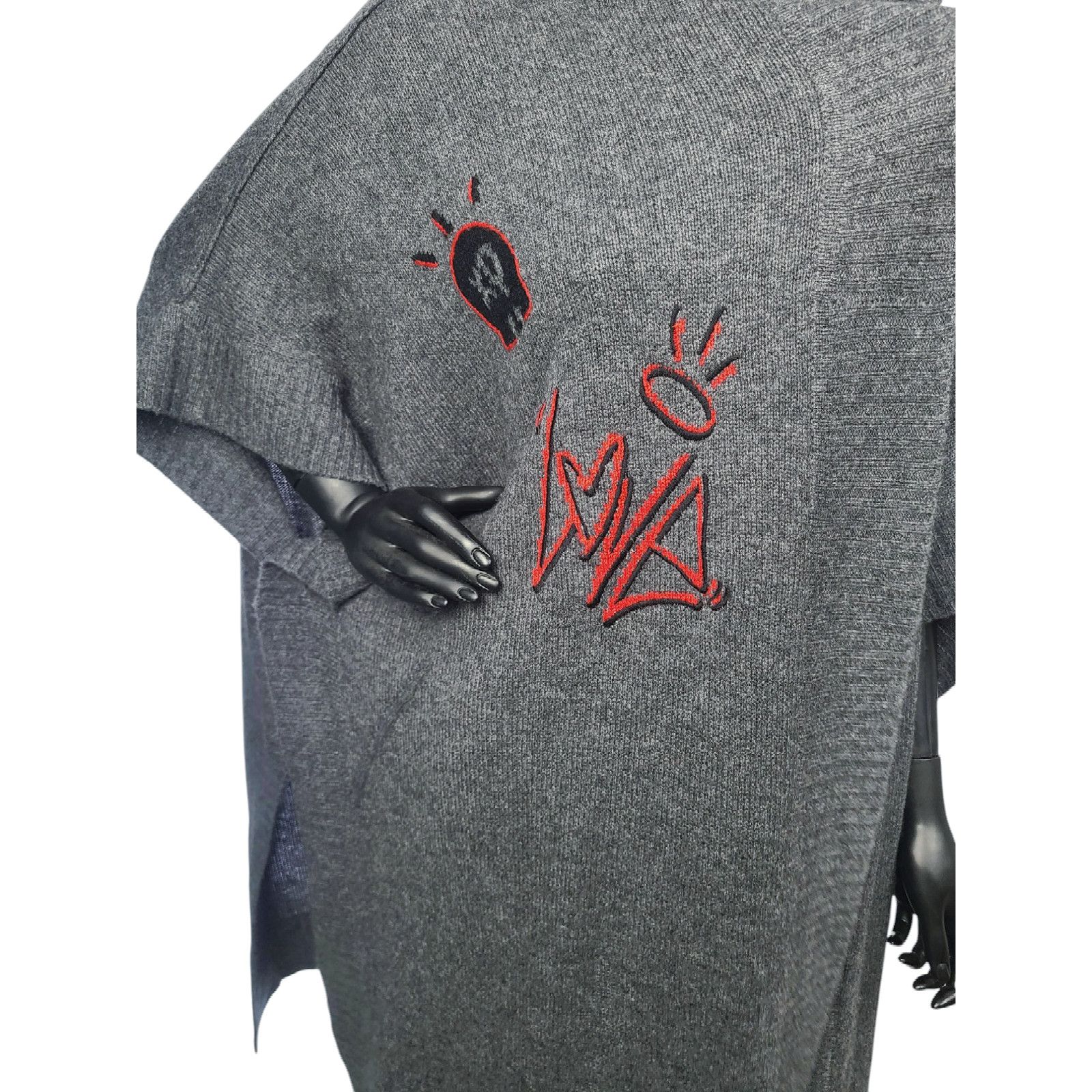 Zadig & Voltaire Zadig & Voltaire Inna Sweater Cardigan Cape OS Cashmere Size ONE SIZE - 7 Thumbnail