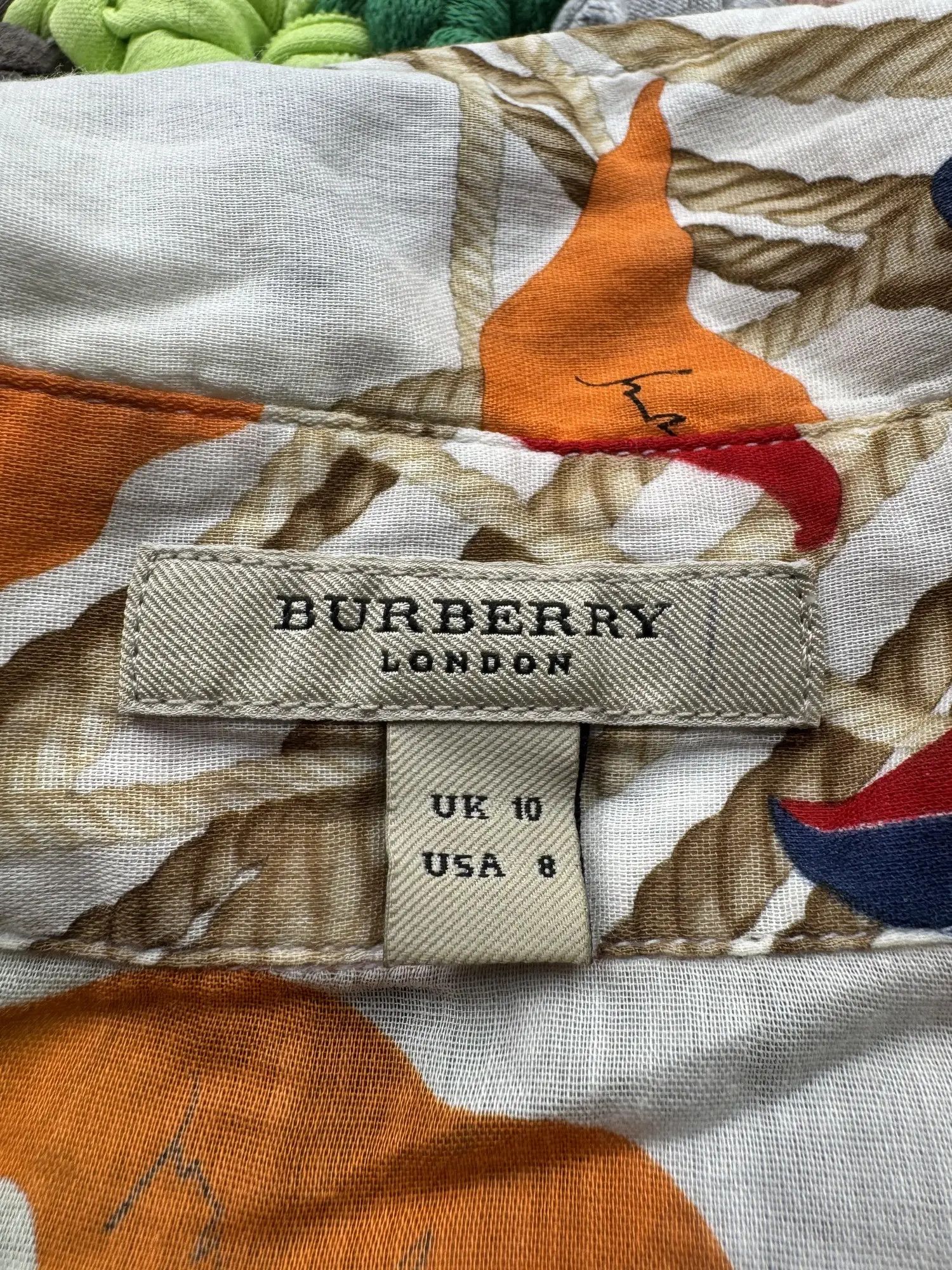 Burberry Burberry Vintage Button Up (D10)(V286) Size M / US 6-8 / IT 42-44 - 4 Thumbnail