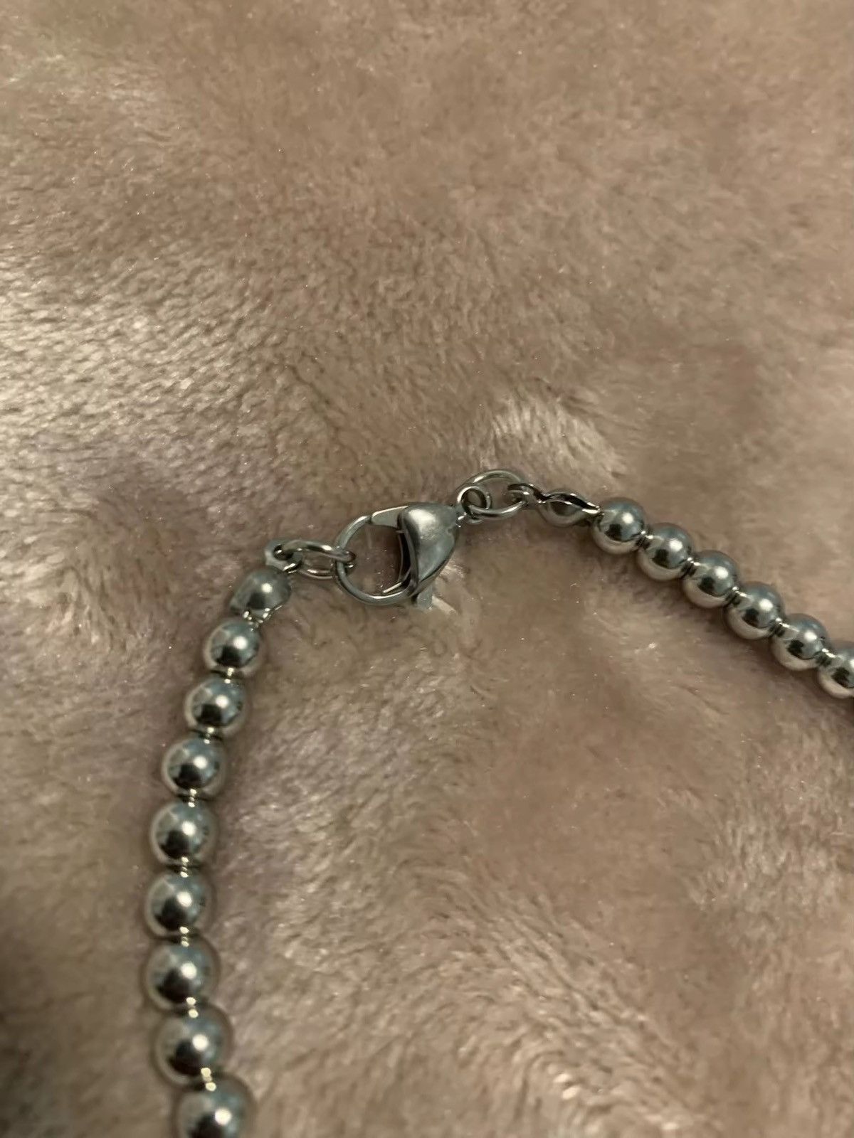 Jewelry Round Bead Chain Quadangle Ball Pendant Size ONE SIZE - 6 Thumbnail