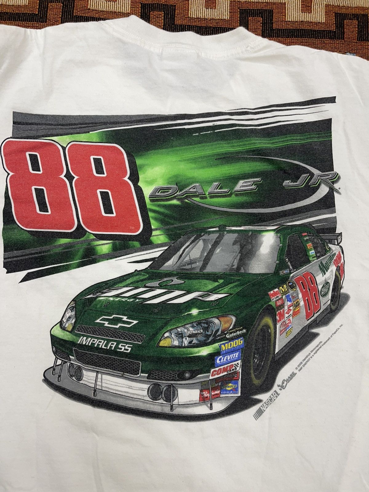 Chase Authentics × NASCAR VTG Y2K NASCAR DALE JR RACE TEE Size US L / EU 52-54 / 3 - 5 Thumbnail