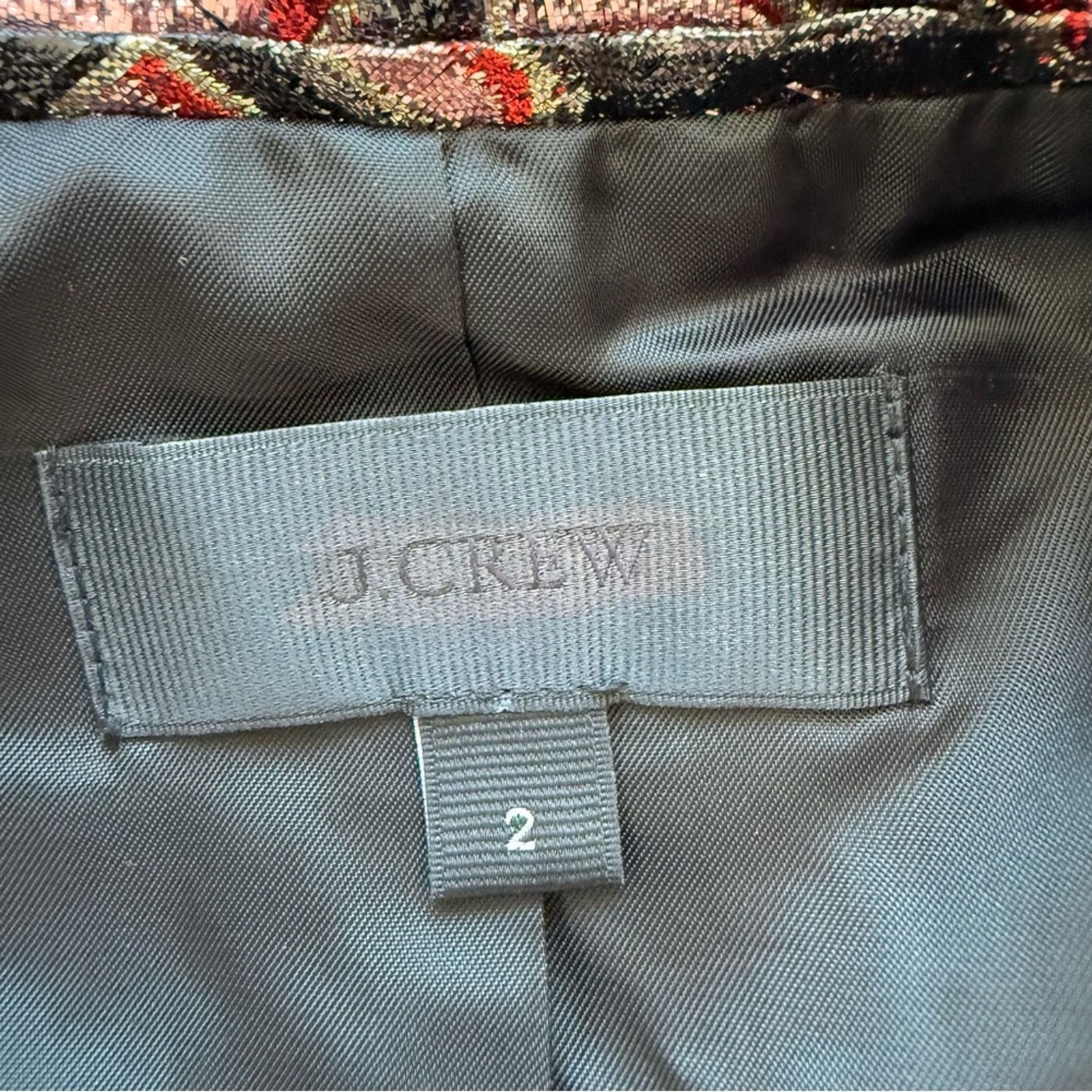 J.Crew J.Crew women metallic jacket size 2 US Retail 780$ Size XS / US 0-2 / IT 36-38 - 6 Thumbnail