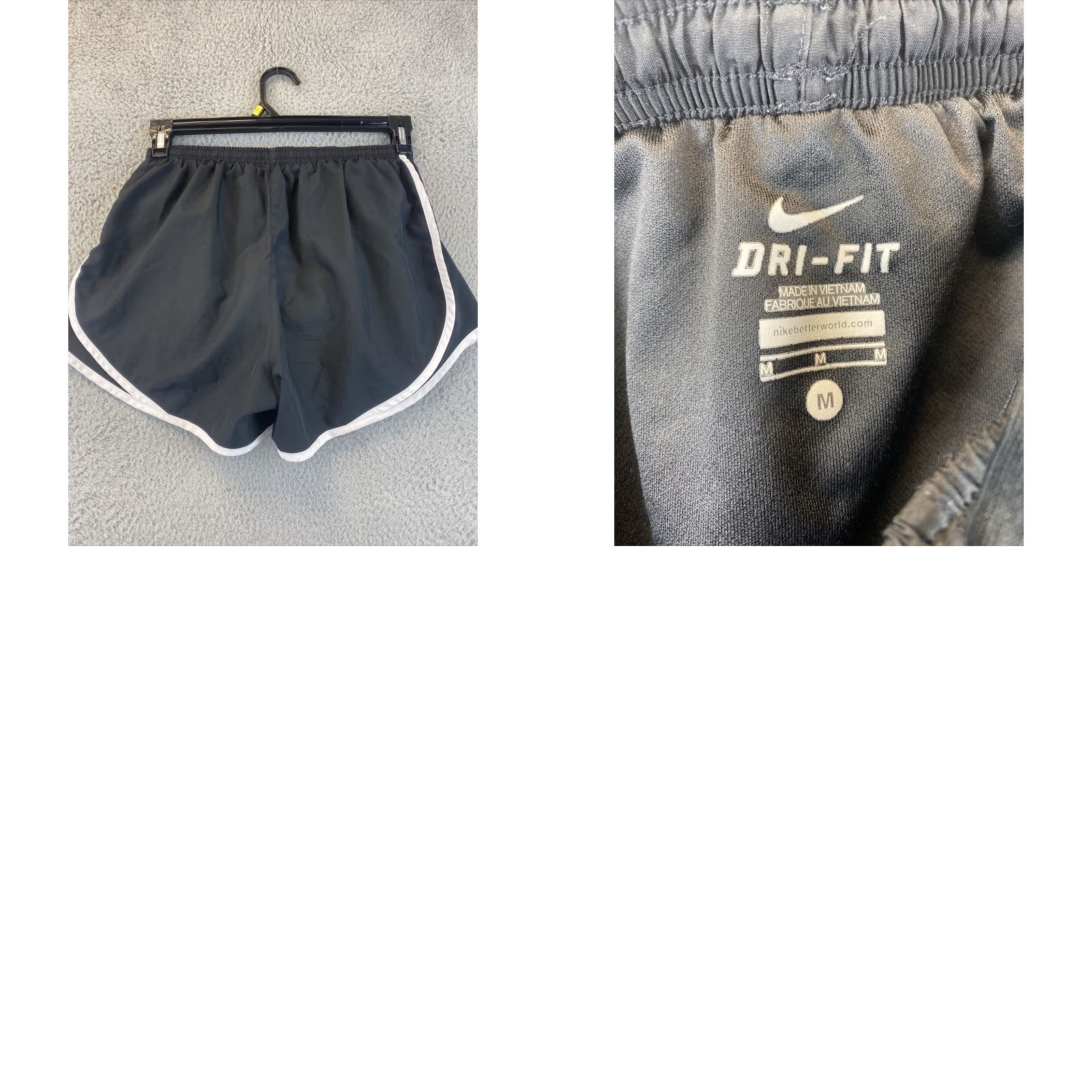 Nike Nike Dri Fit Womens Black Running Athletic Shorts Size Medium /85-11 Size 32" / US 10 / IT 46 - 8 Thumbnail