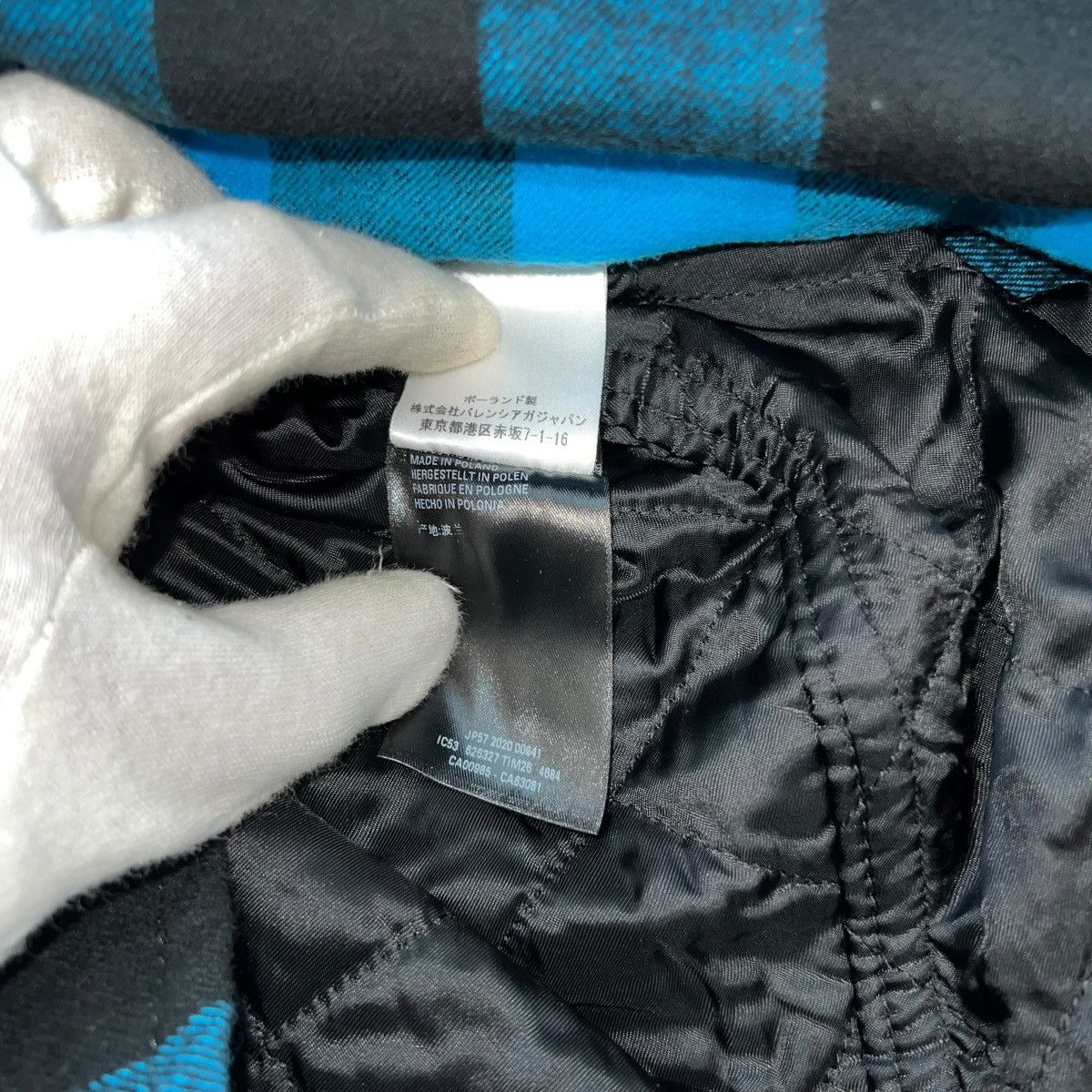 Balenciaga BALENCIAGA 2021AW flannel padded shirts jacket Size US S / EU 44-46 / 1 - 8 Thumbnail