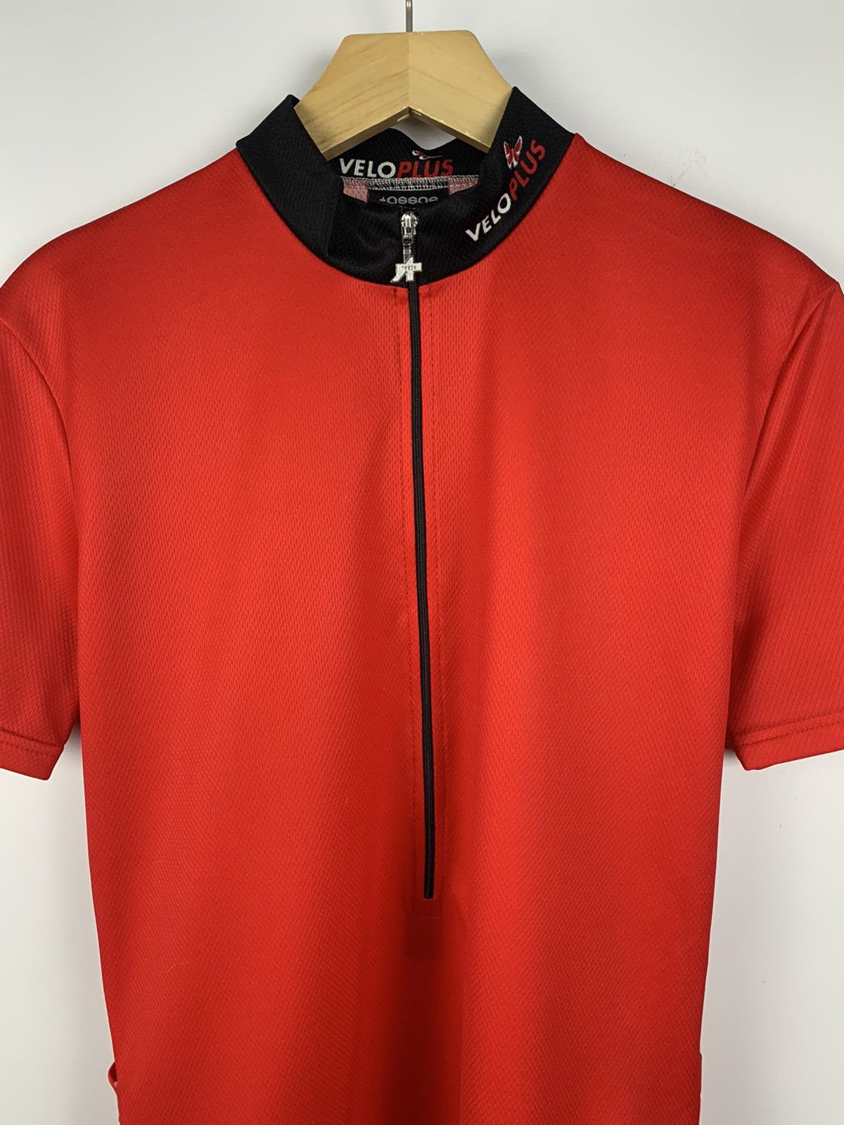 Handmade Vintage Assoss Velo Cycling Jersey Short Sleeve Size L Red Size US L / EU 52-54 / 3 - 5 Thumbnail