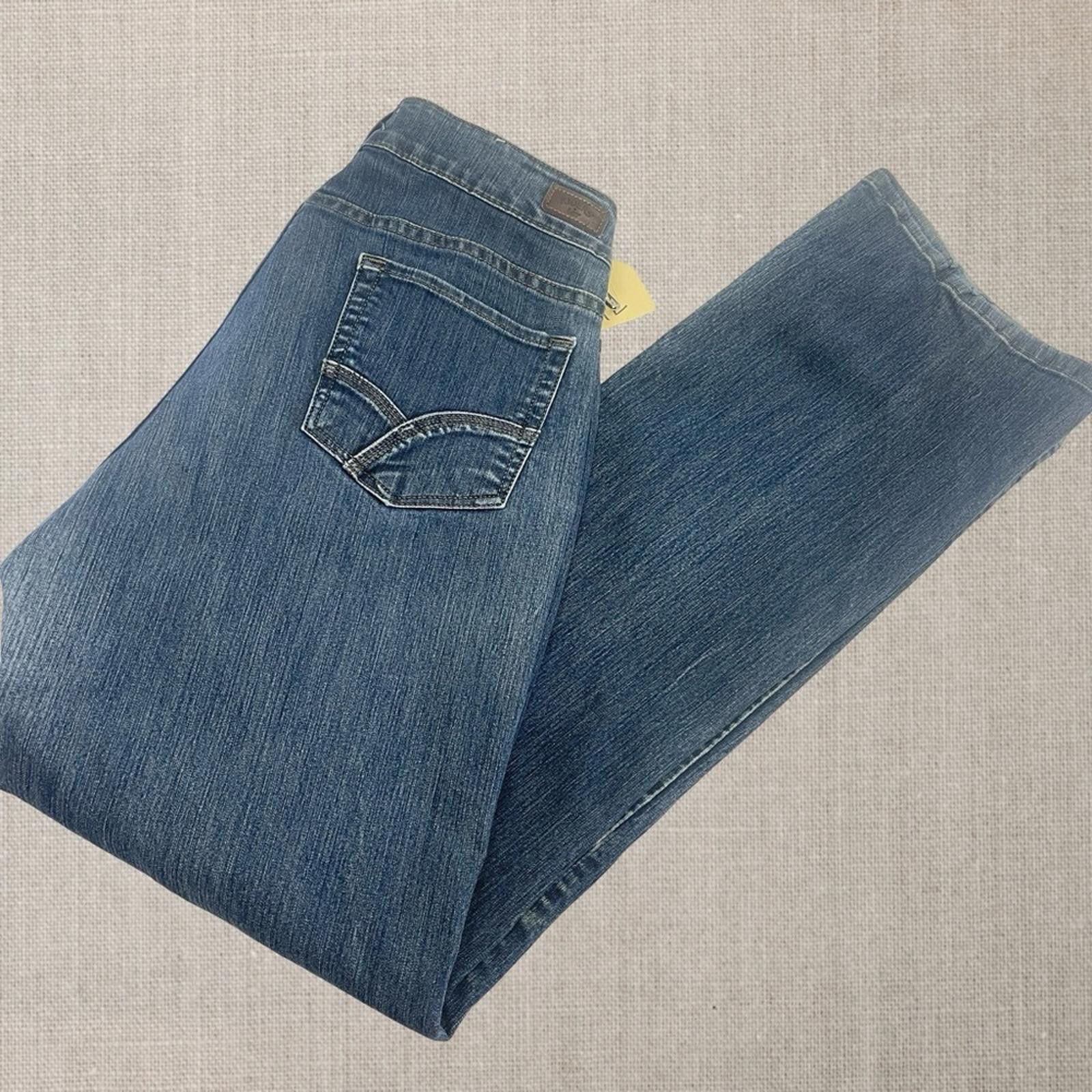 Lee Lee Rider Boot Cut size 12L Classic Blue Denim Jeans - Mint Size 34" / US 12 / IT 48 - 2 Thumbnail