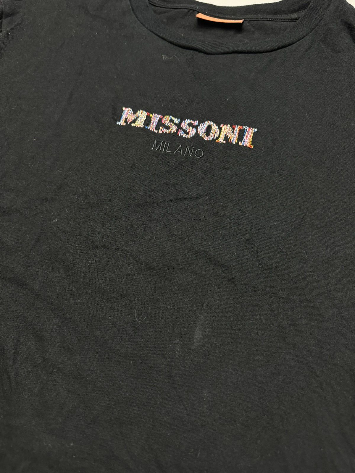 Missoni Rare Missoni Milano T-shirt big logo y2k Size US XL / EU 56 / 4 - 2 Thumbnail
