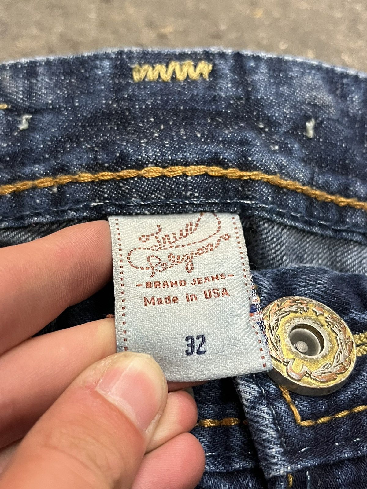 True Religion × Vintage True religion y2k baggy fit denim pants hype rare skater Size US 34 / EU 50 - 10 Thumbnail