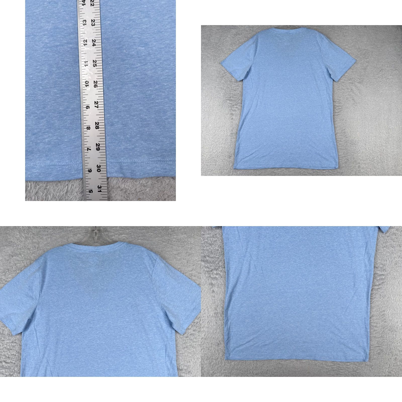 Vintage Indycar Shirt Womens 2XL Blue Racing Short Sleeve V-Neck Tri-Blend T-Shirt Guess? Size XXL / US 16-18 / IT 52-54 - 9 Thumbnail
