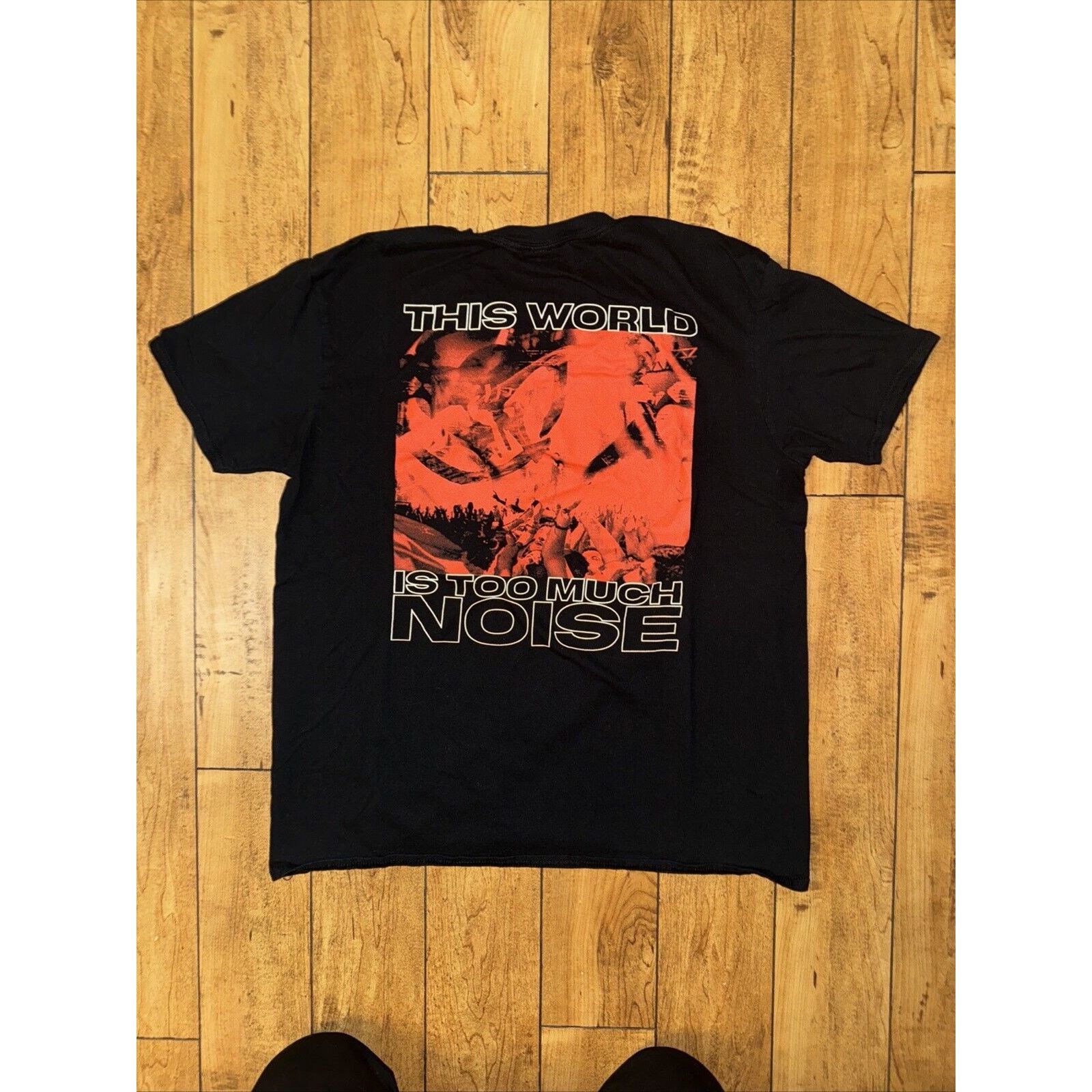 Band Tees × Rap Tees × Vintage Rise Against Band Tee T-Shirt Black XL 22x27 Size US XL / EU 56 / 4 - 1 Thumbnail