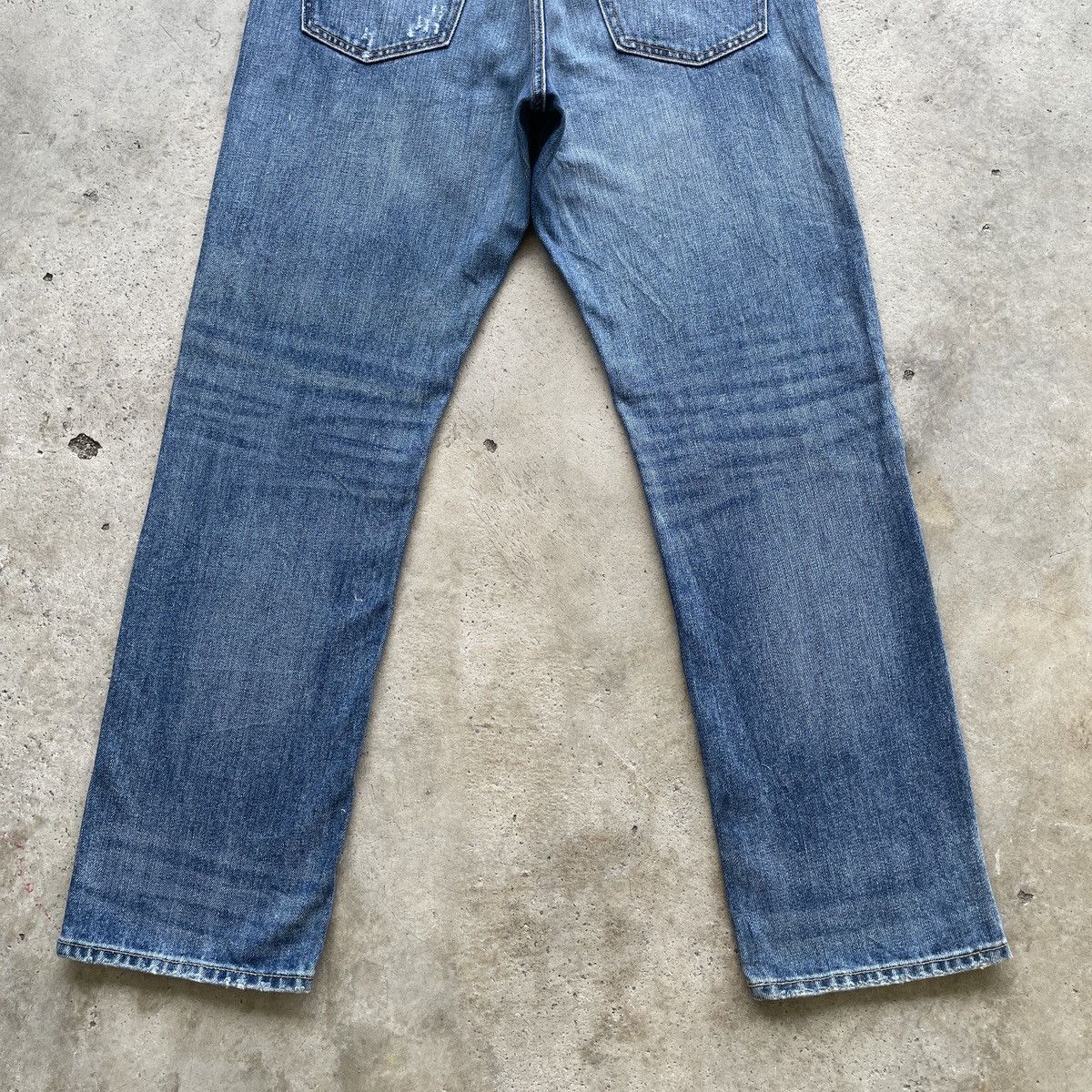 Japanese Brand Vintage Japanese Jeans Distressed Faded Denim Pants W33x30 Size US 33 - 9 Thumbnail