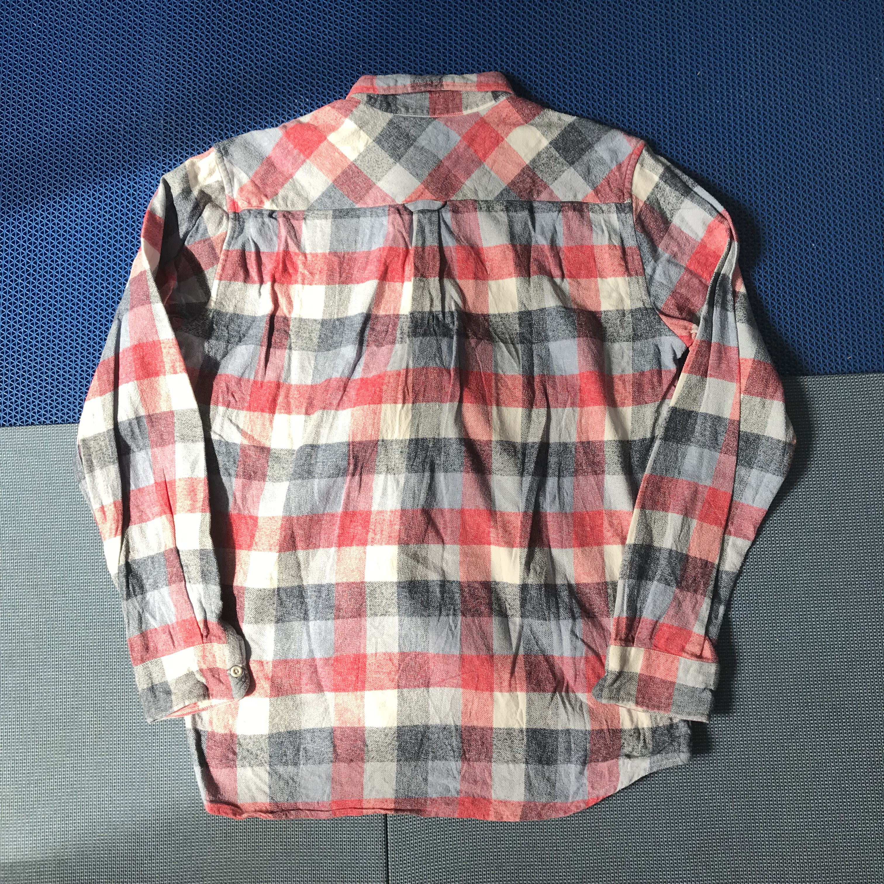 Japanese Brand Beams Heart Flannel Long Sleeves Shirt Size M Tartan Size US L / EU 52-54 / 3 - 12 Thumbnail