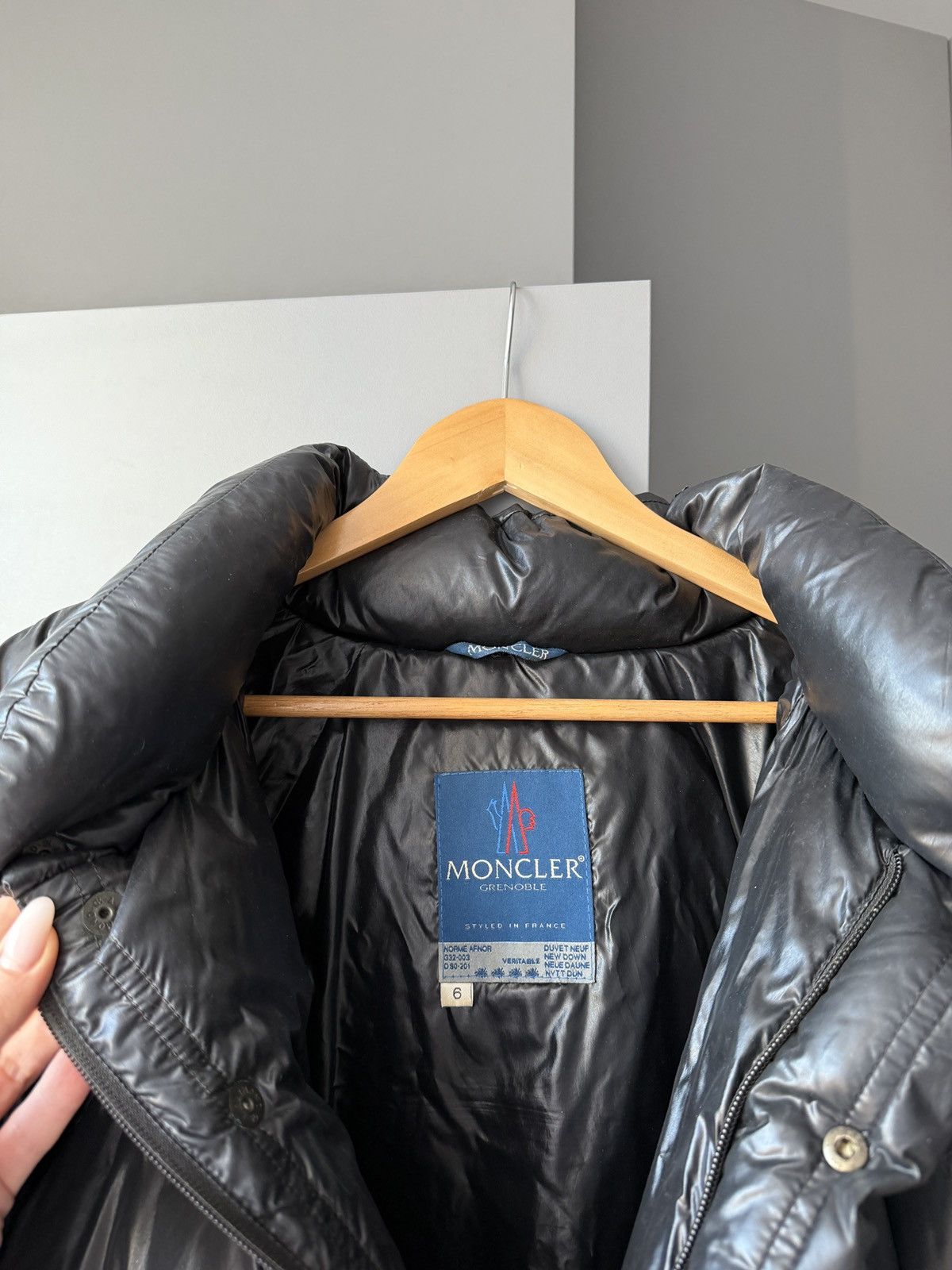 Moncler Vintage Moncler Puffer Jacket Dark Gray Size US XXL / EU 58 / 5 - 4 Thumbnail