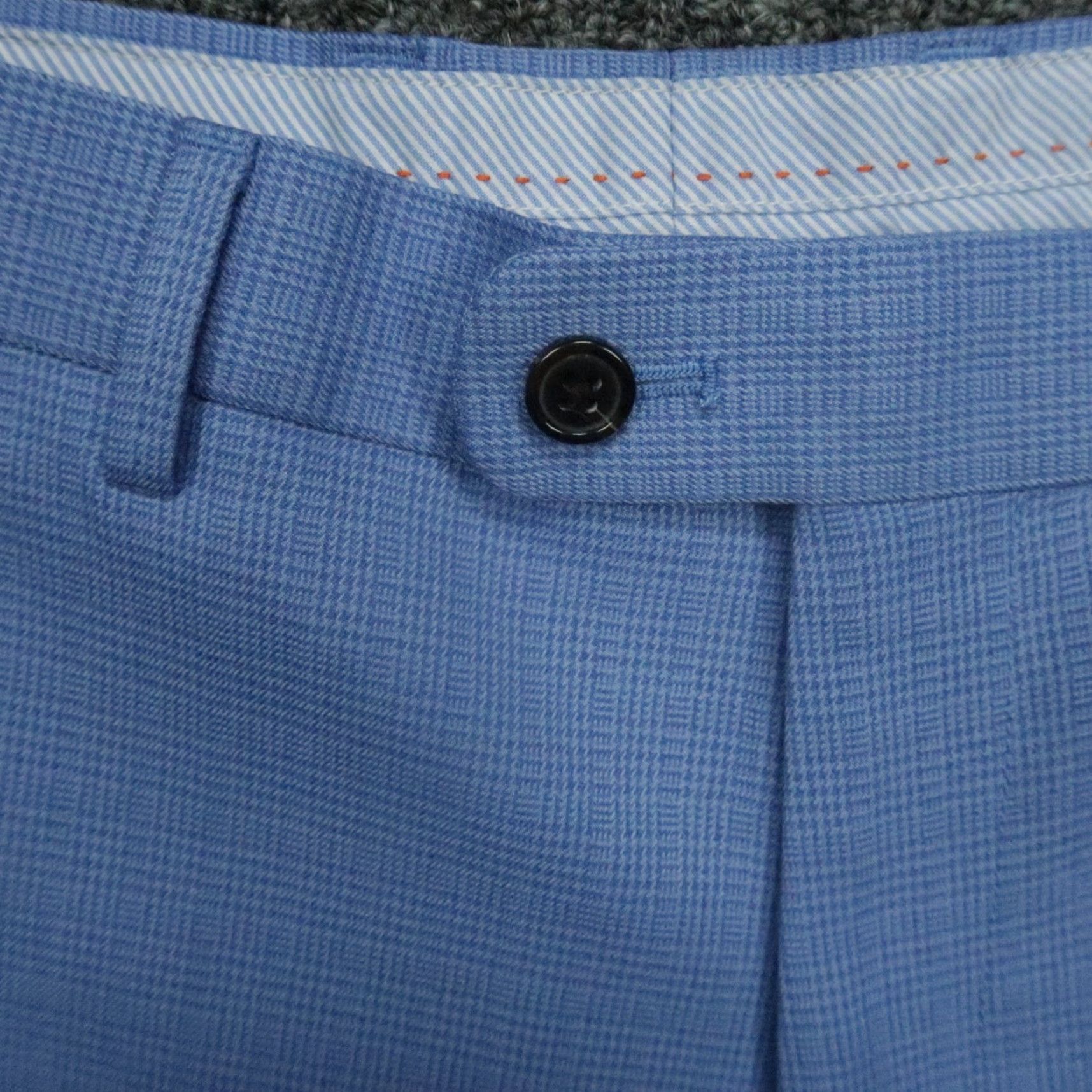 Peter Millar Peter Millar Pants Men 34x33 Blue Plaid Tech Performance Wicking Trouser Size US 34 / EU 50 - 3 Thumbnail