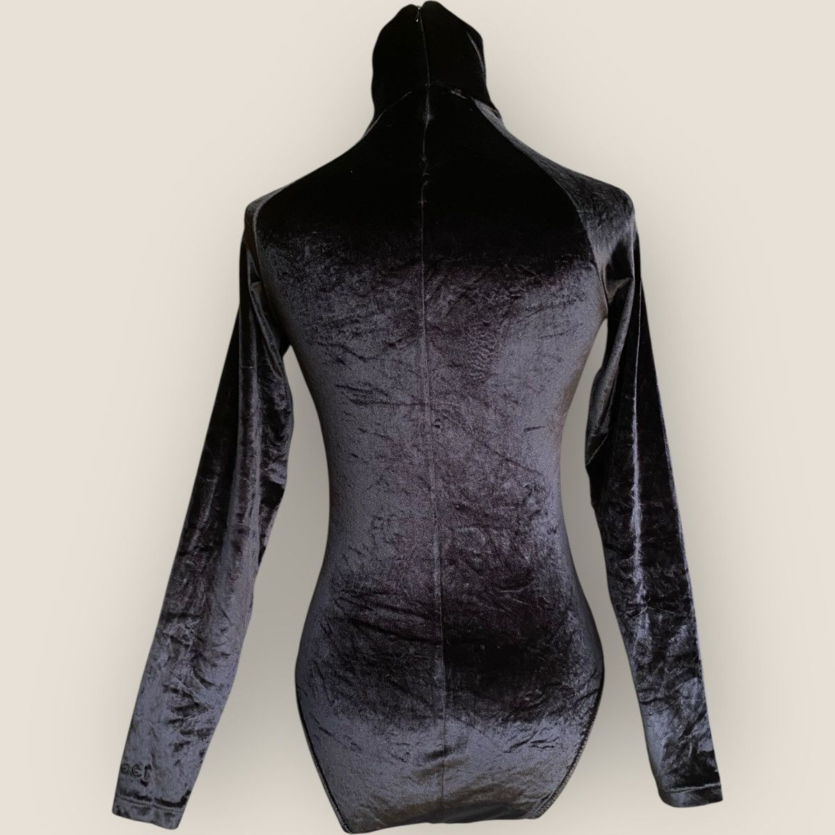 Gucci Vintage 1994 Tom Ford Era Stretch Velvet Bodysuit Size M / US 6-8 / IT 42-44 - 4 Thumbnail