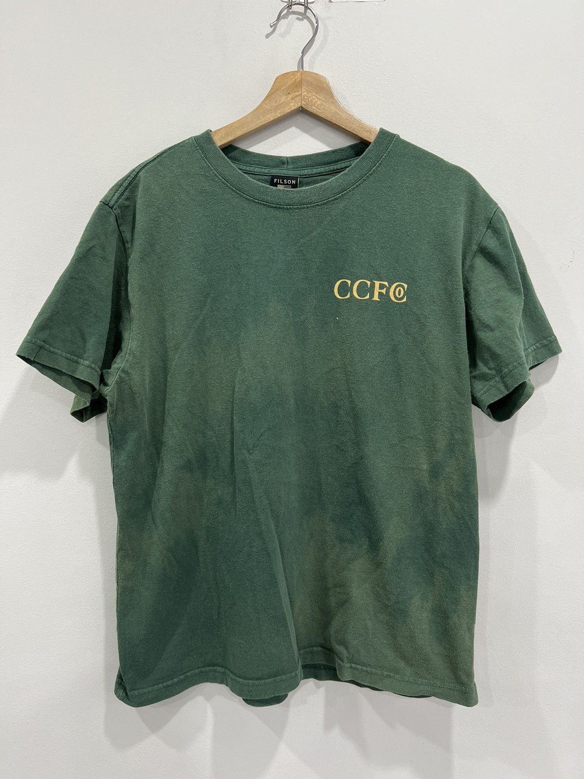 Filson CC Filson Tee Shirt Forest Green Faded jacket Size US M / EU 48-50 / 2 - 2 Thumbnail