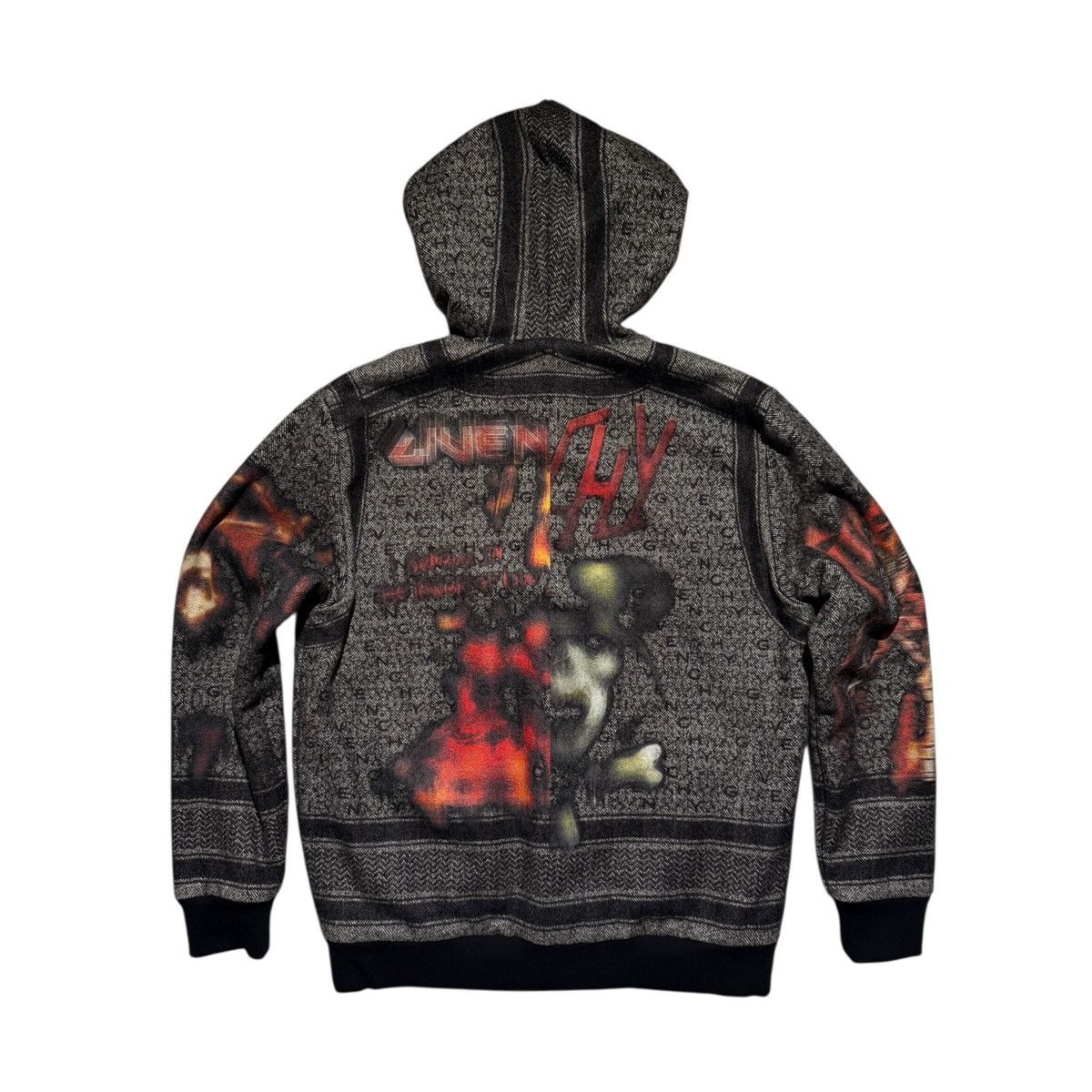 Givenchy Ricardo tisci heavy metal sample hoodie Size US M / EU 48-50 / 2 - 3 Thumbnail